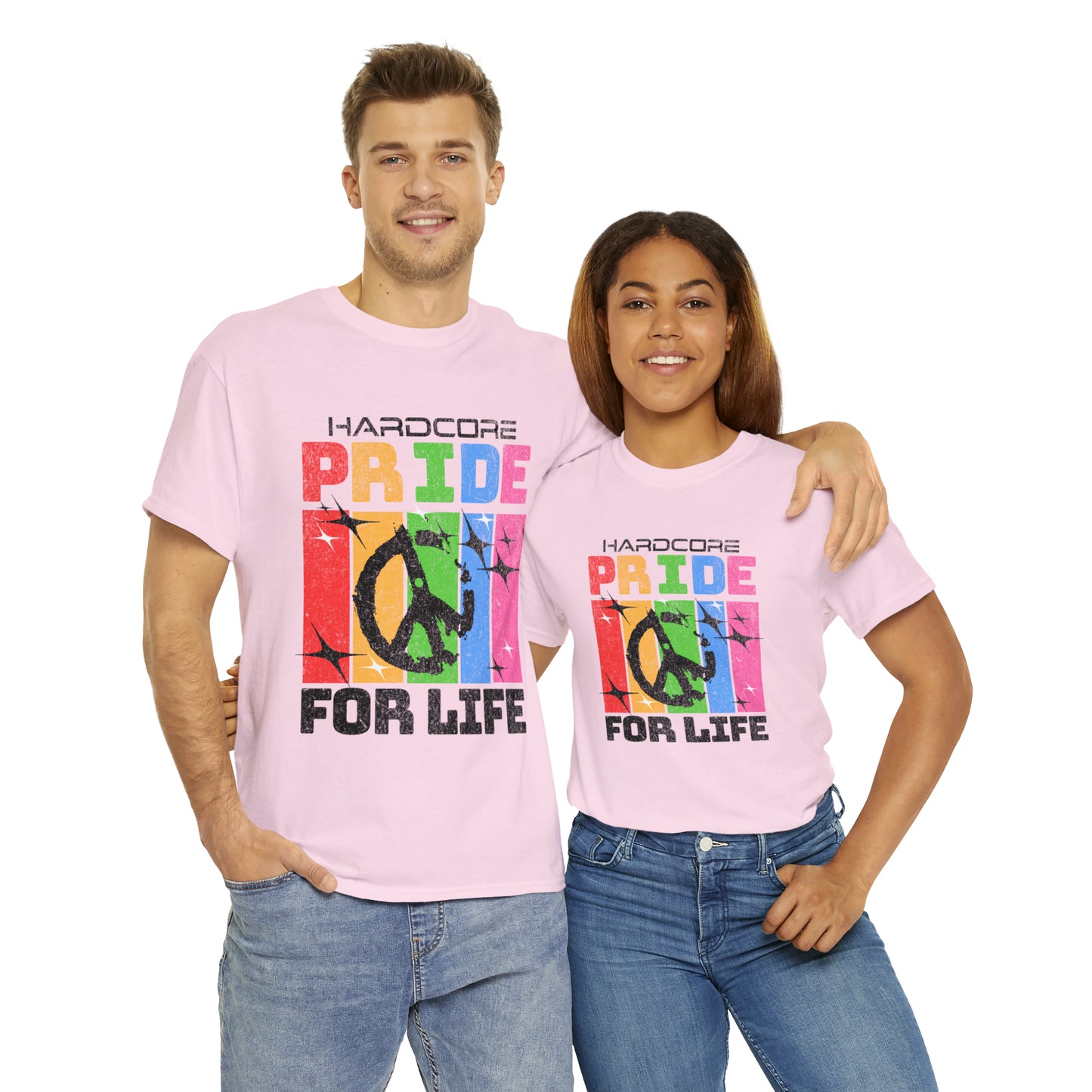 HARDCORE  - Unisex Cotton Tee - LGTBQ Gay Pride