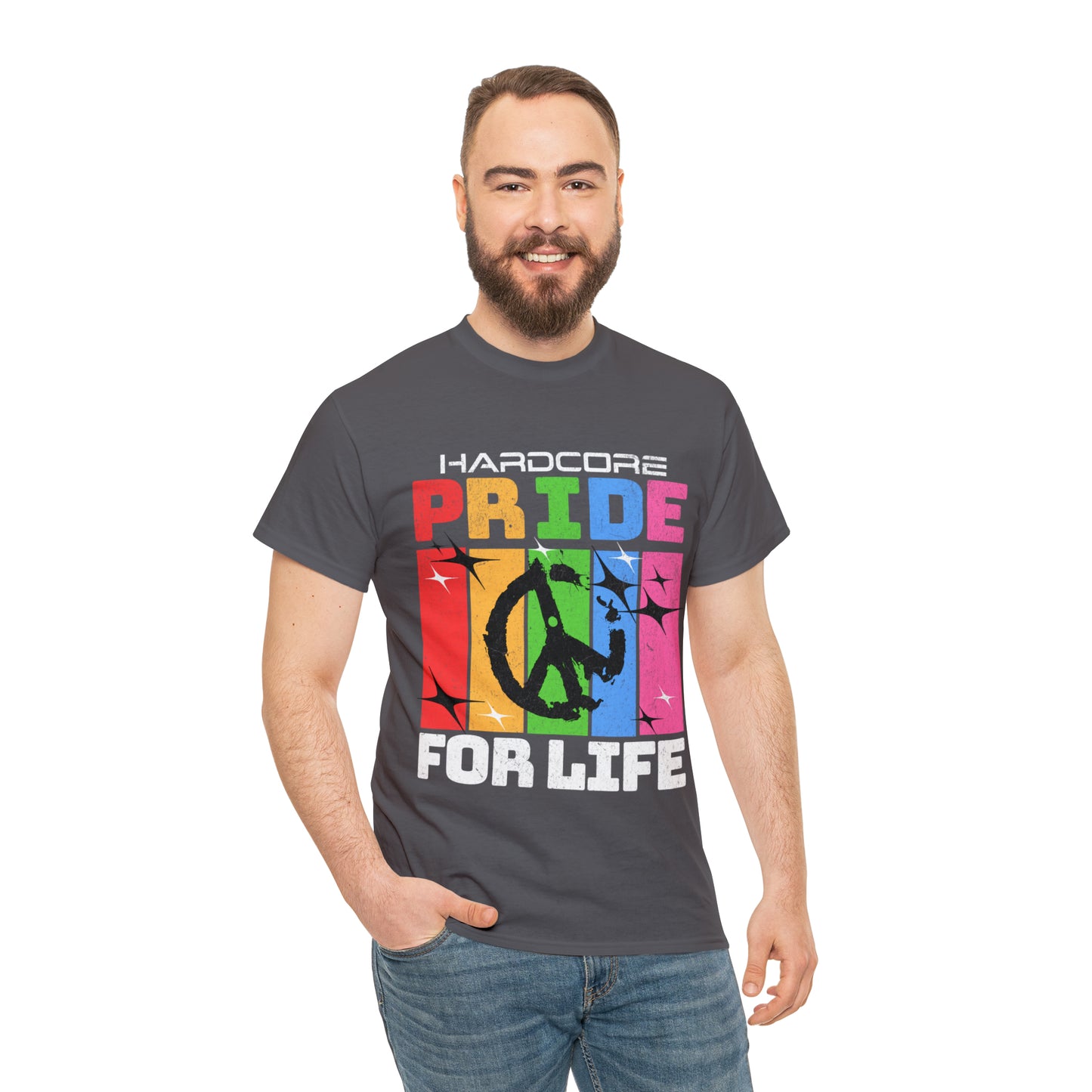 HARDCORE  - Unisex Cotton Tee - LGTBQ Gay Pride