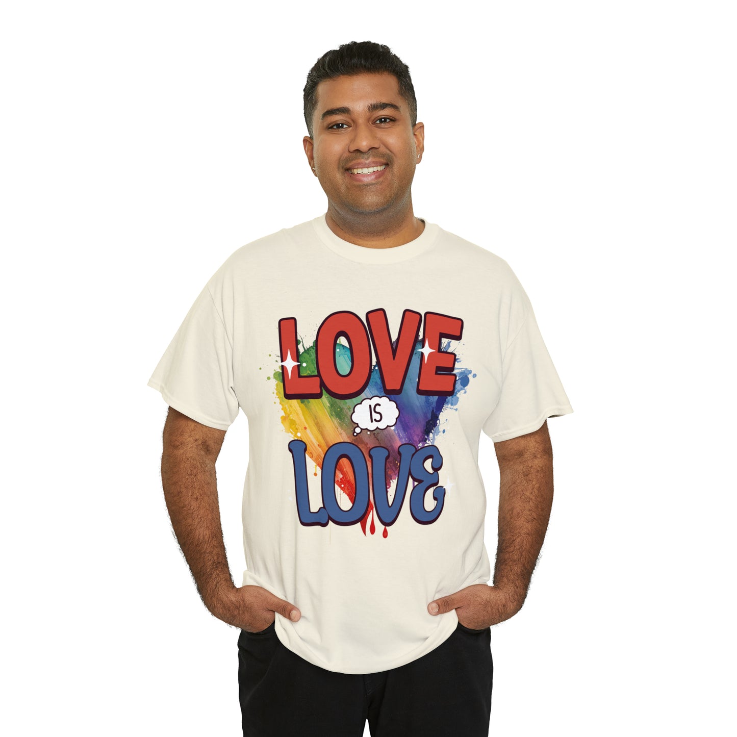 LOVE is LOVE - Unisex Cotton Tee - LGTBQ Gay Pride