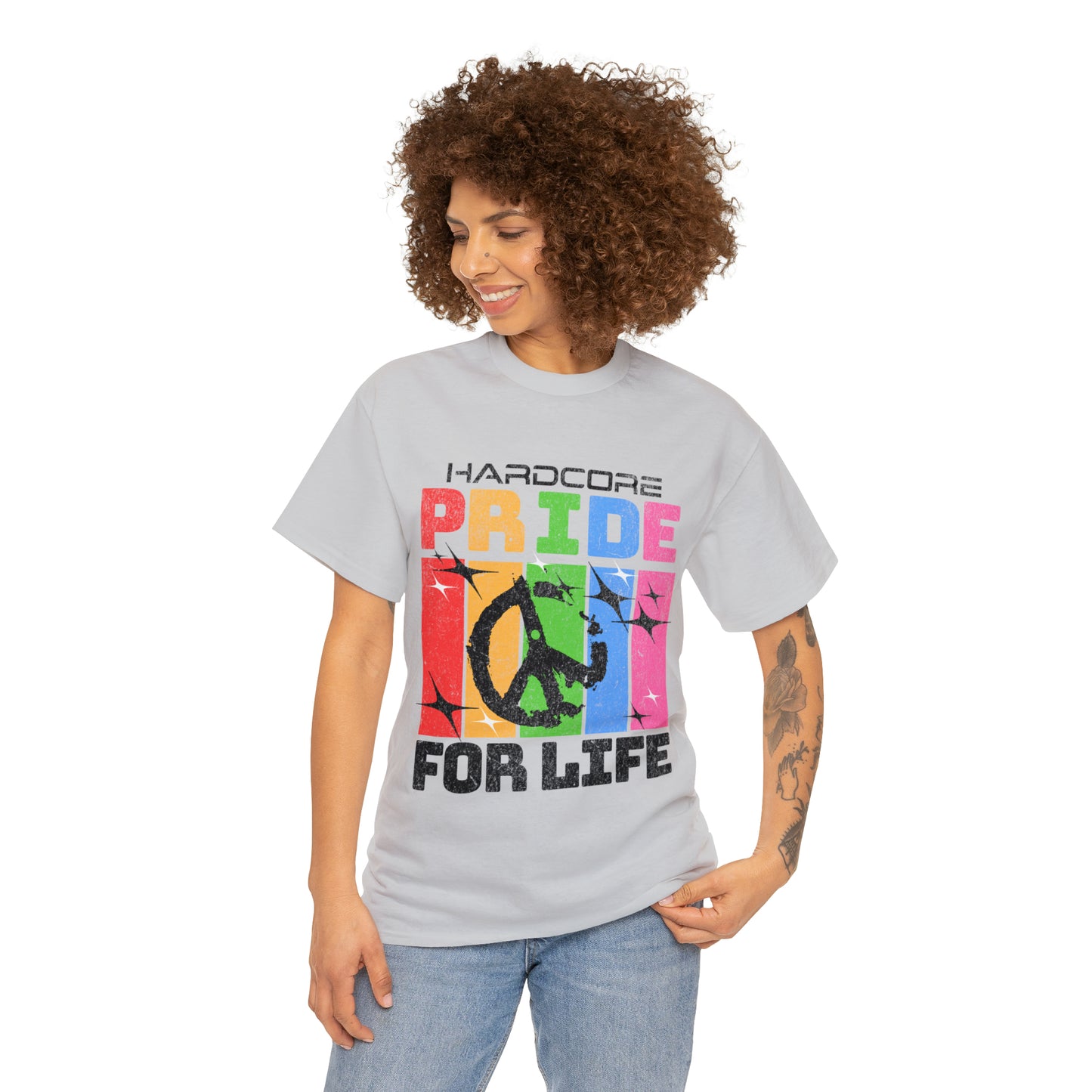 HARDCORE  - Unisex Cotton Tee - LGTBQ Gay Pride
