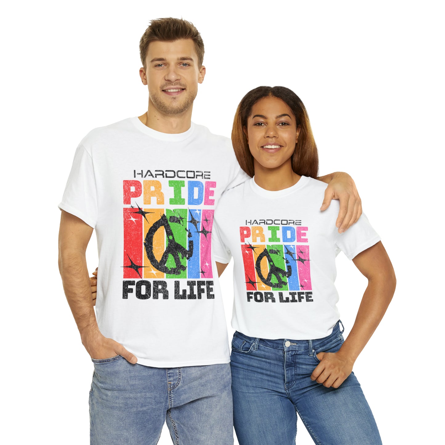 HARDCORE  - Unisex Cotton Tee - LGTBQ Gay Pride
