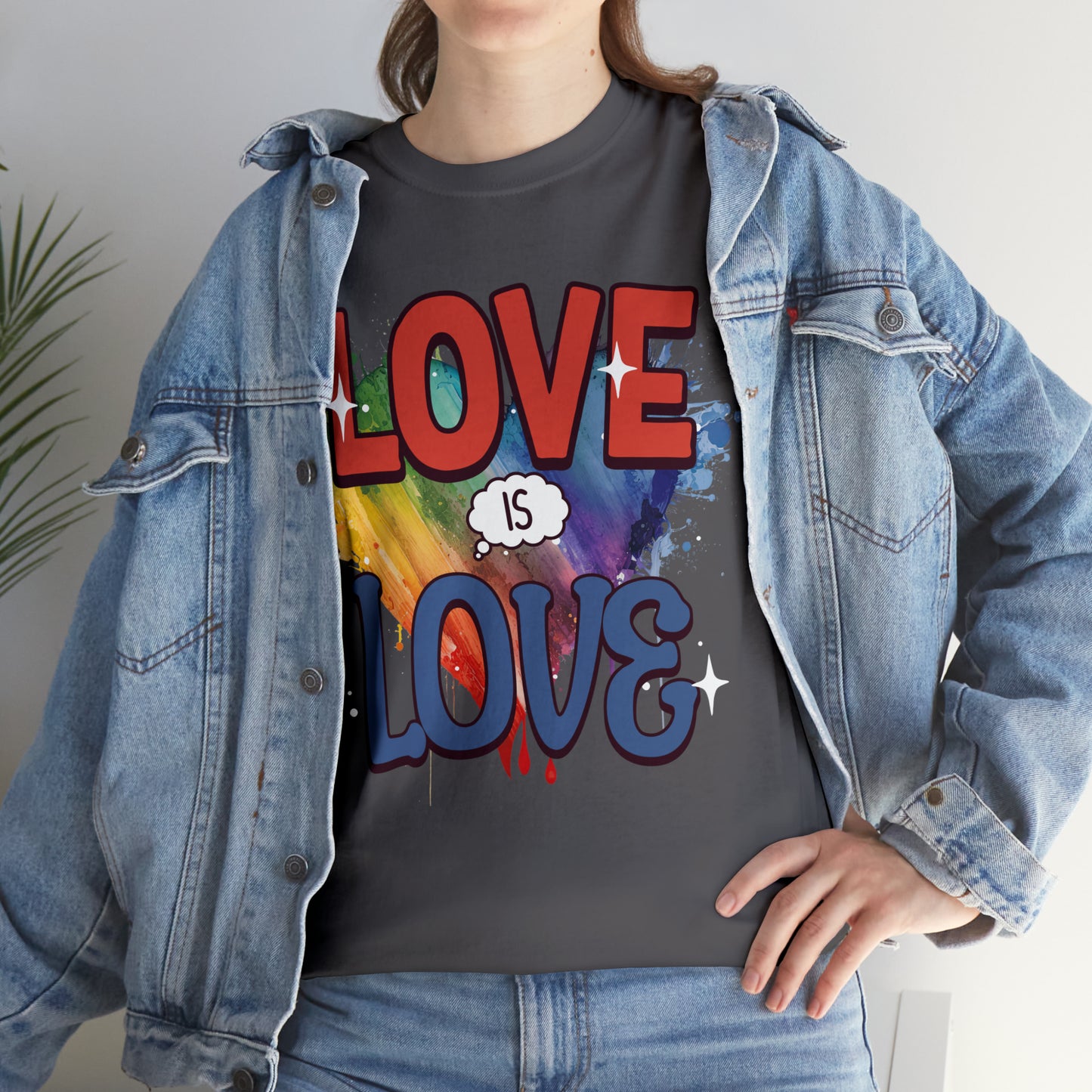 LOVE is LOVE - Unisex Cotton Tee - LGTBQ Gay Pride
