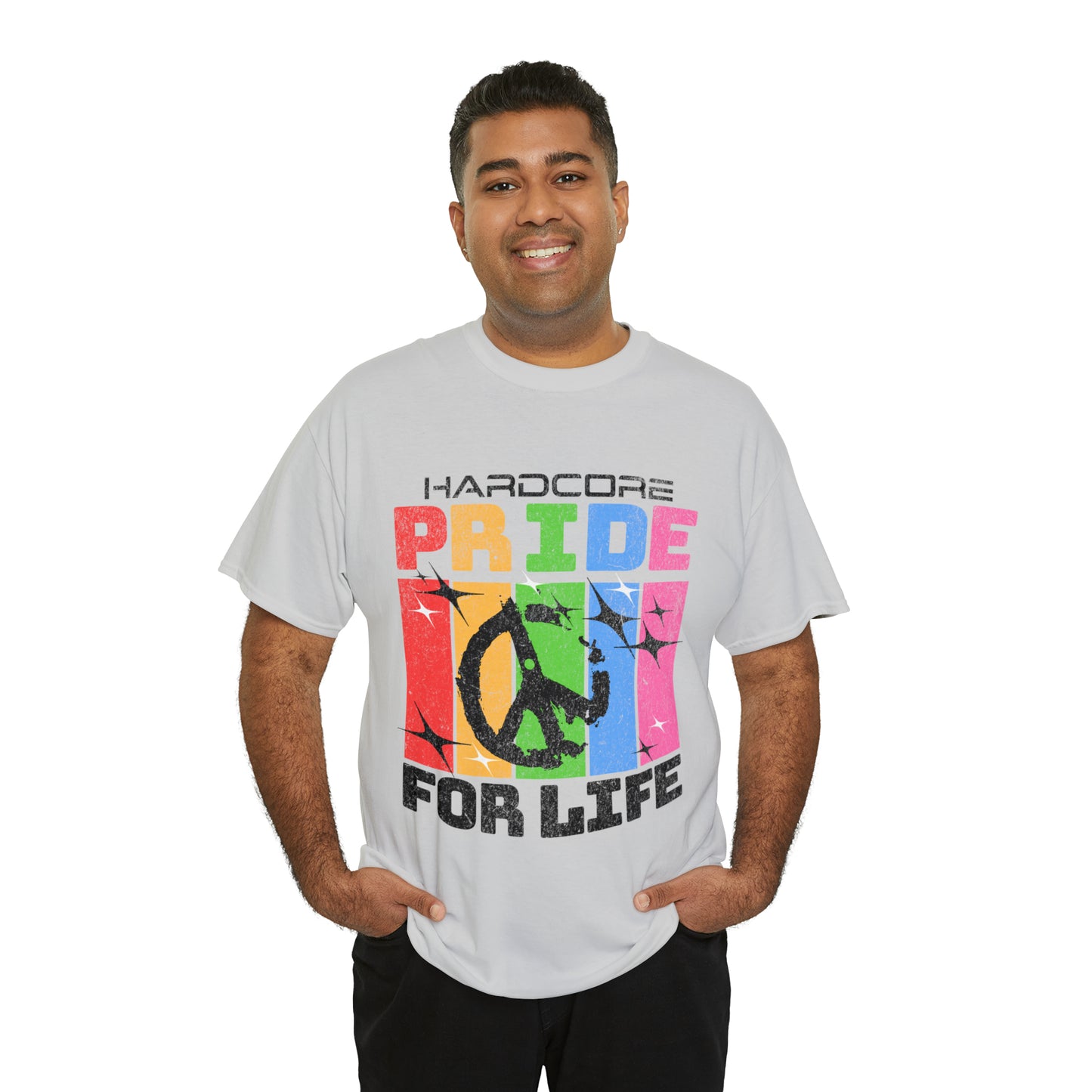HARDCORE  - Unisex Cotton Tee - LGTBQ Gay Pride