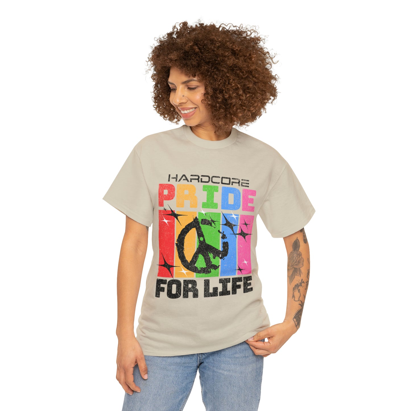 HARDCORE  - Unisex Cotton Tee - LGTBQ Gay Pride