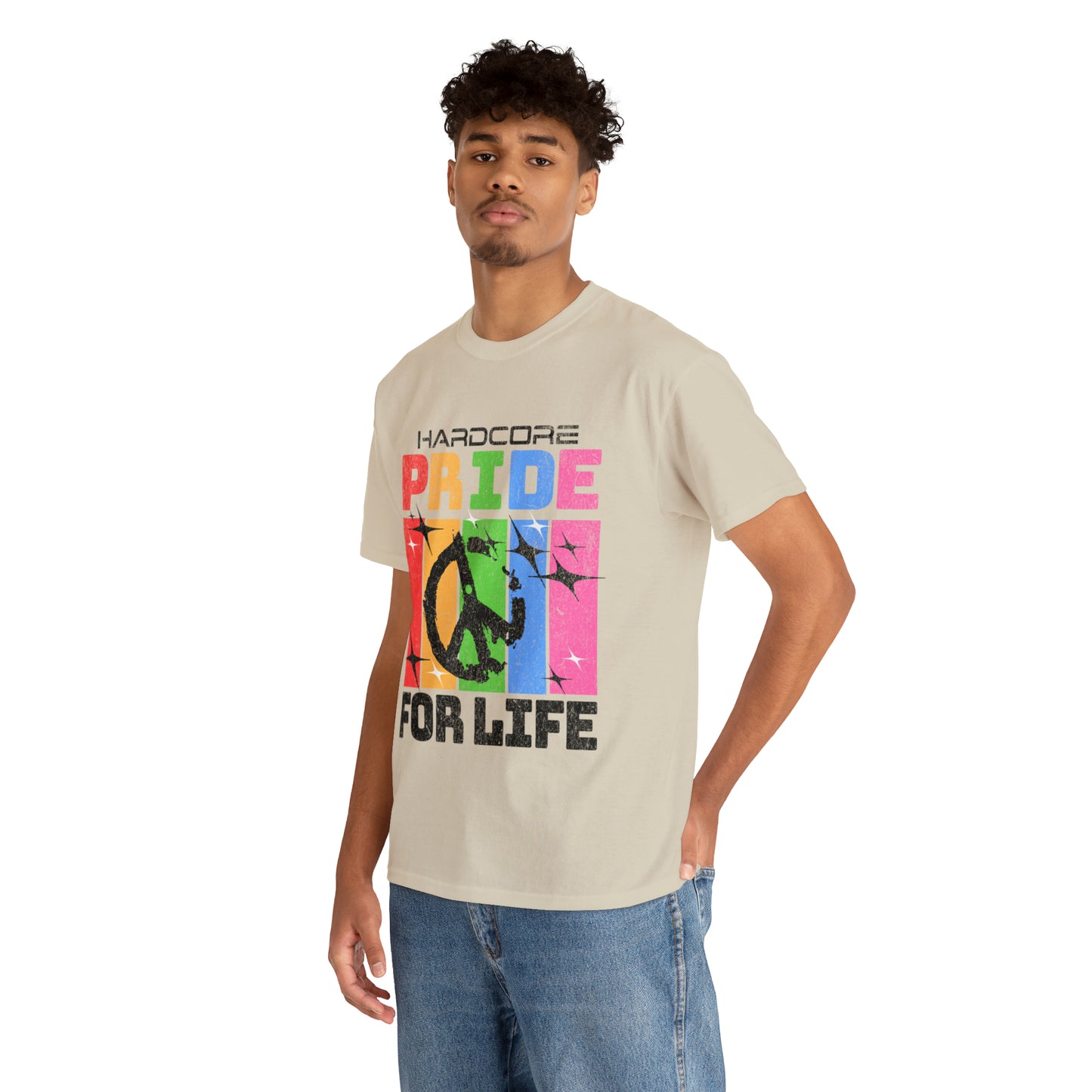 HARDCORE  - Unisex Cotton Tee - LGTBQ Gay Pride