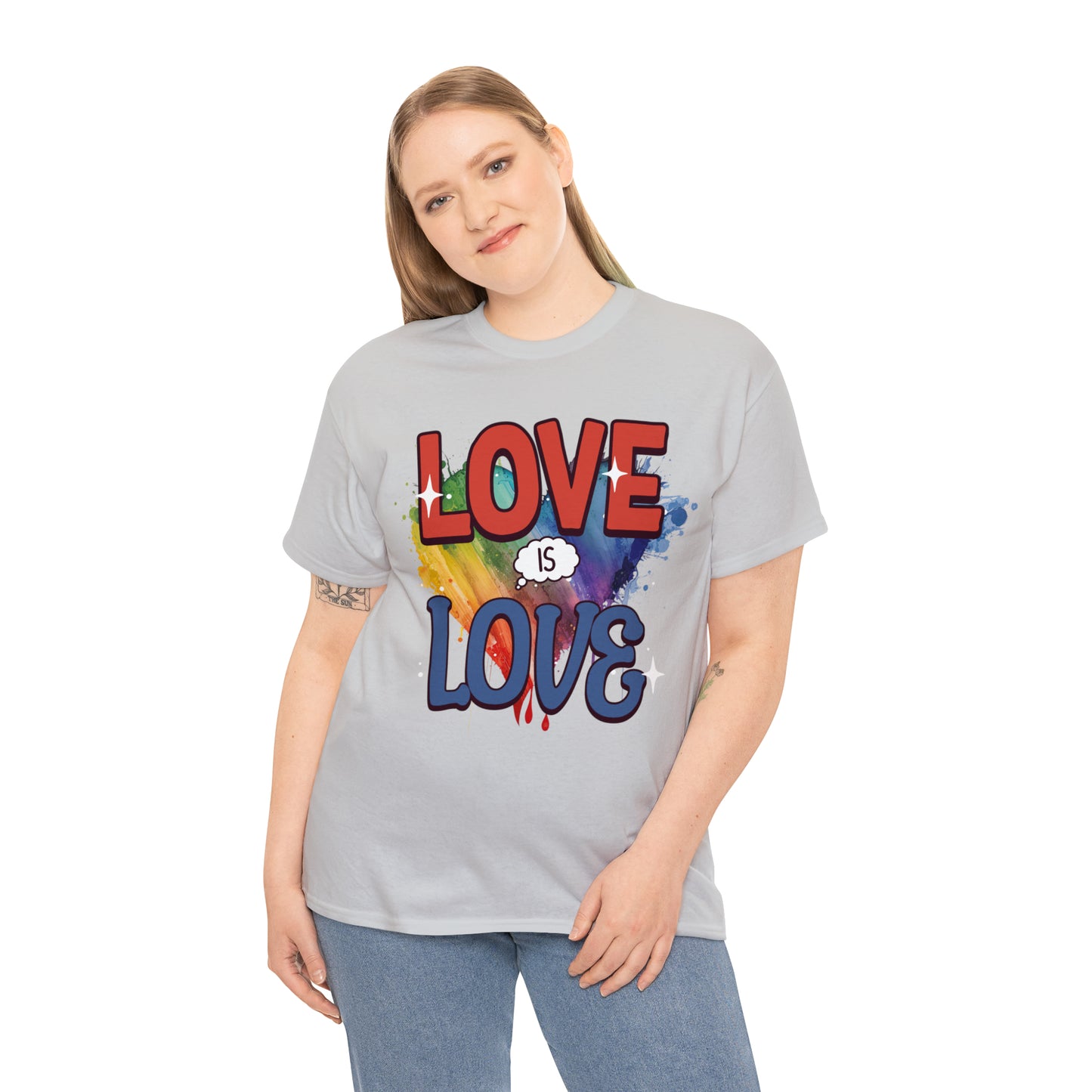 LOVE is LOVE - Unisex Cotton Tee - LGTBQ Gay Pride