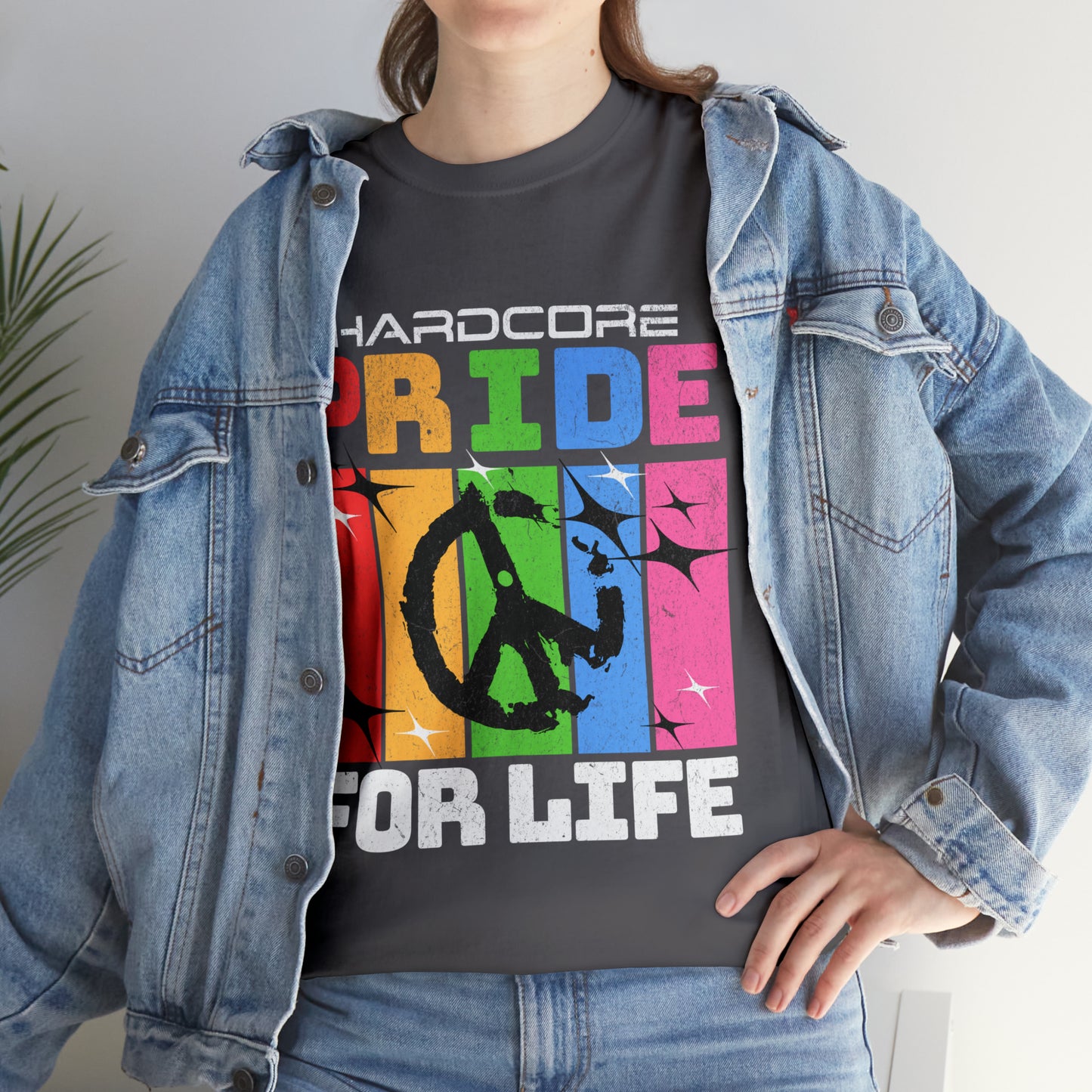 HARDCORE  - Unisex Cotton Tee - LGTBQ Gay Pride