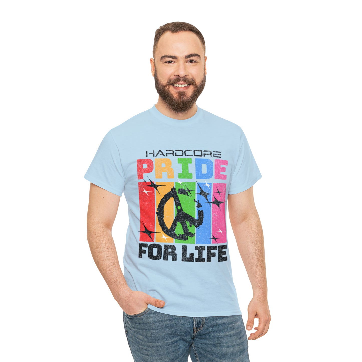 HARDCORE  - Unisex Cotton Tee - LGTBQ Gay Pride