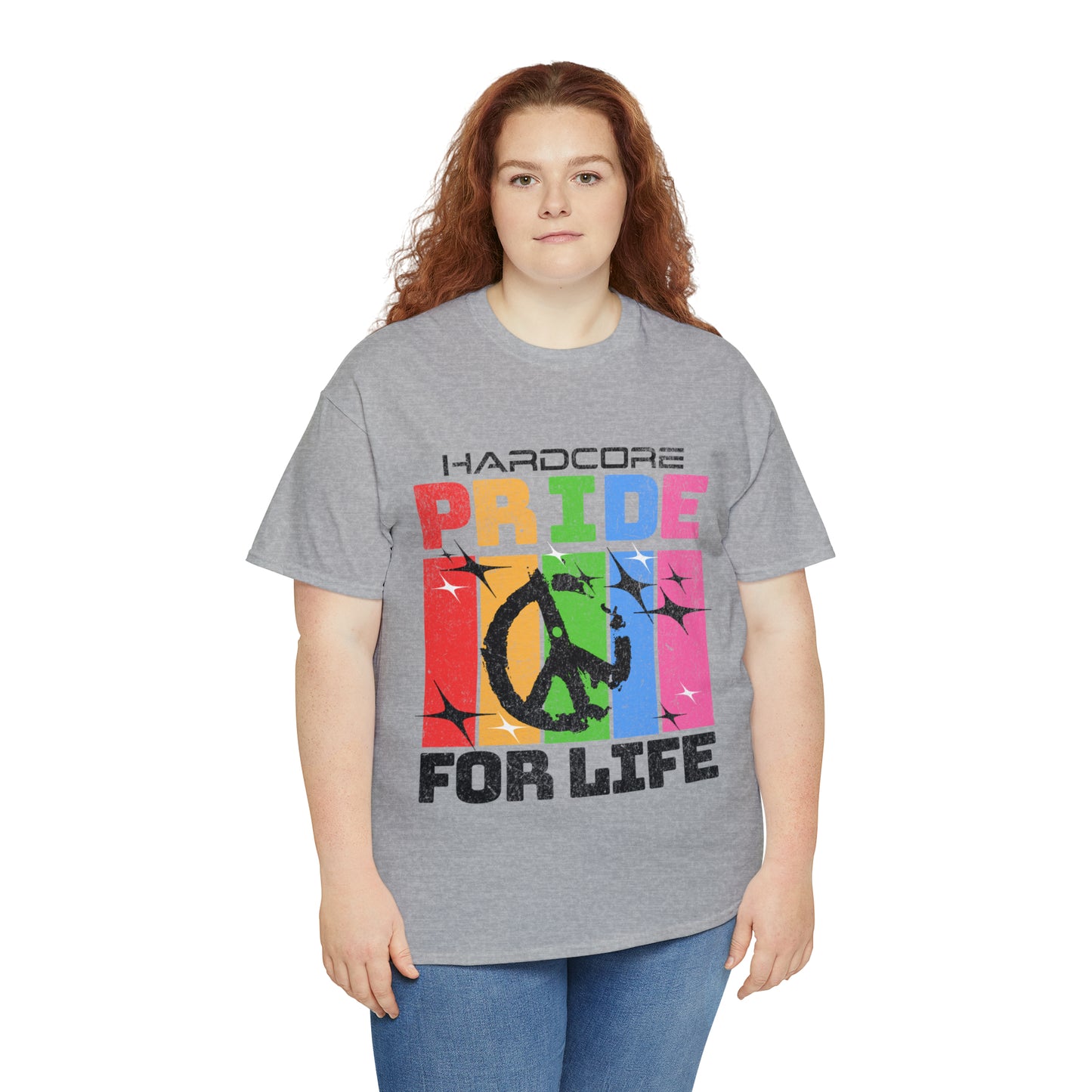 HARDCORE  - Unisex Cotton Tee - LGTBQ Gay Pride