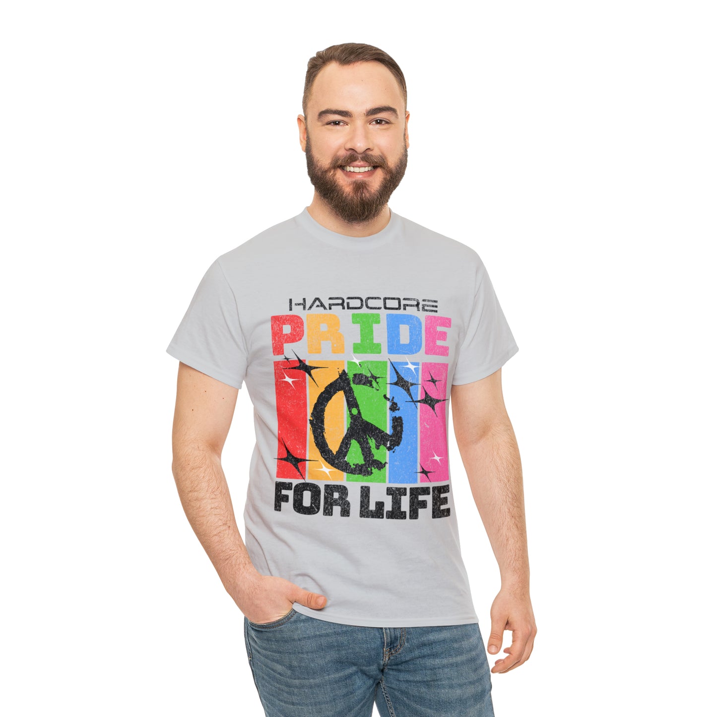 HARDCORE  - Unisex Cotton Tee - LGTBQ Gay Pride