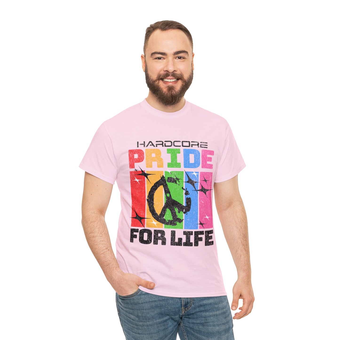 HARDCORE  - Unisex Cotton Tee - LGTBQ Gay Pride