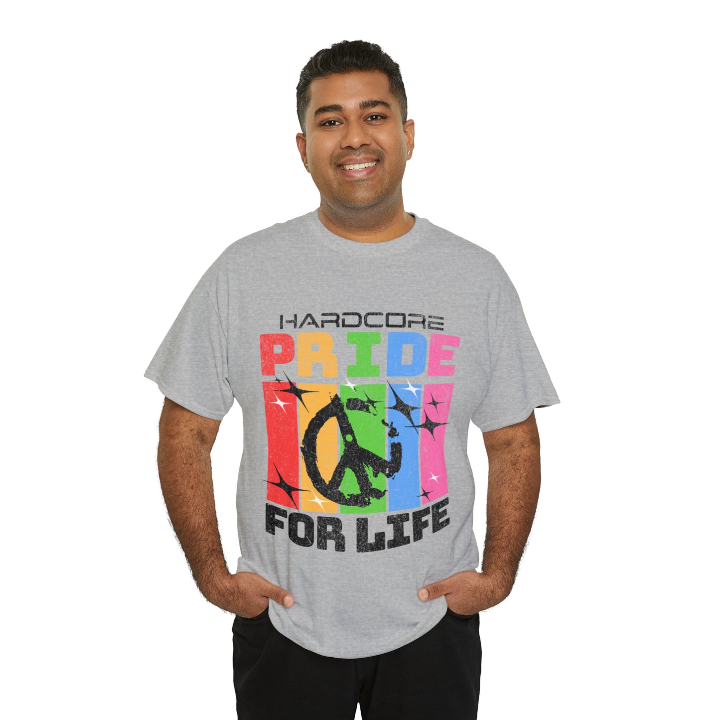 HARDCORE  - Unisex Cotton Tee - LGTBQ Gay Pride
