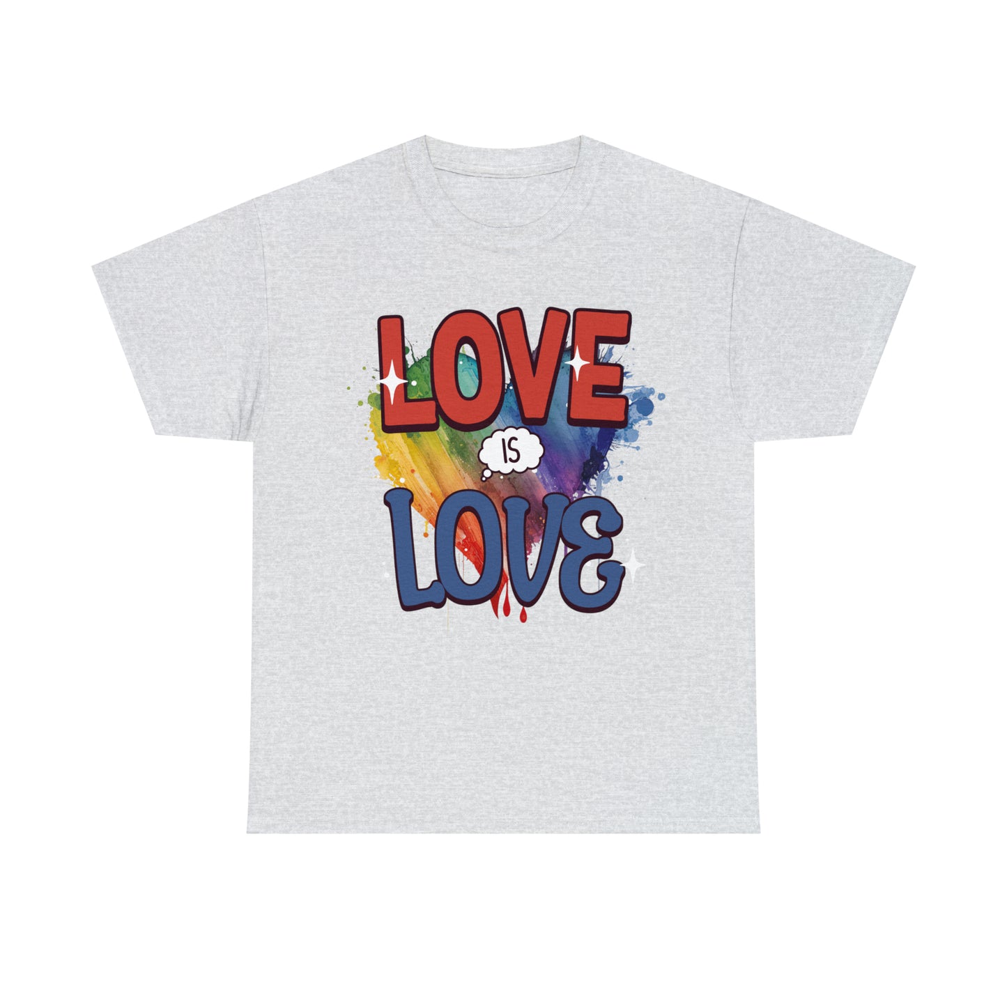 LOVE is LOVE - Unisex Cotton Tee - LGTBQ Gay Pride