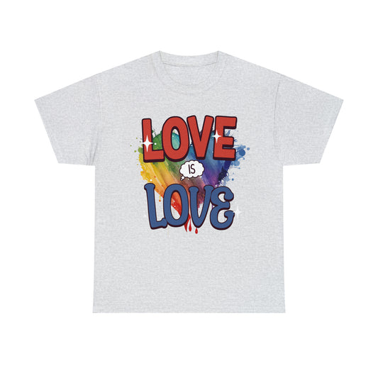 LOVE is LOVE - Unisex Cotton Tee - LGTBQ Gay Pride