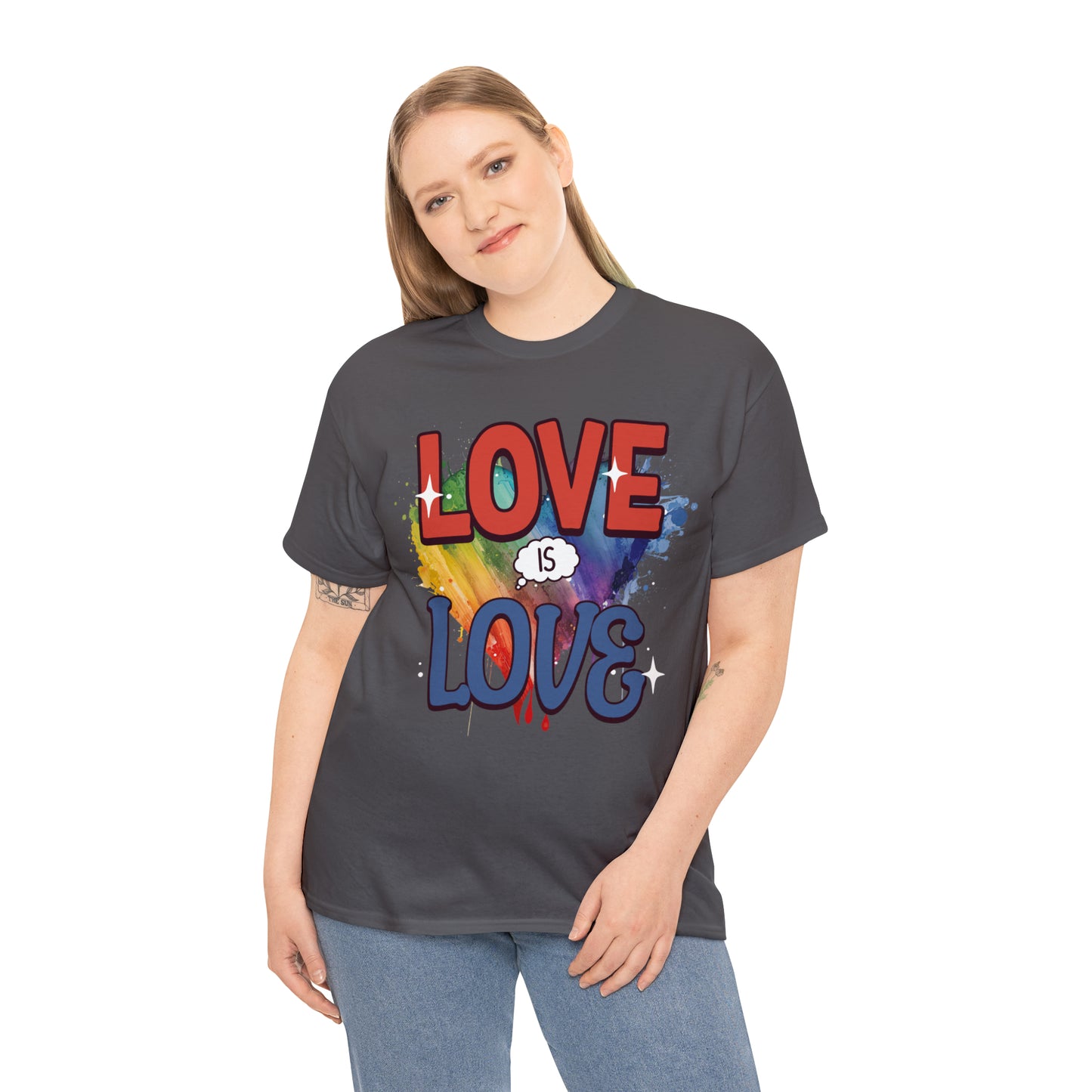 LOVE is LOVE - Unisex Cotton Tee - LGTBQ Gay Pride