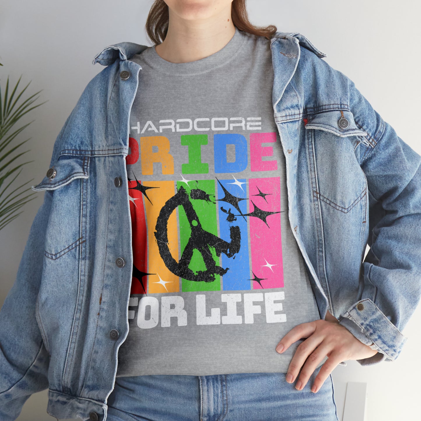 HARDCORE  - Unisex Cotton Tee - LGTBQ Gay Pride