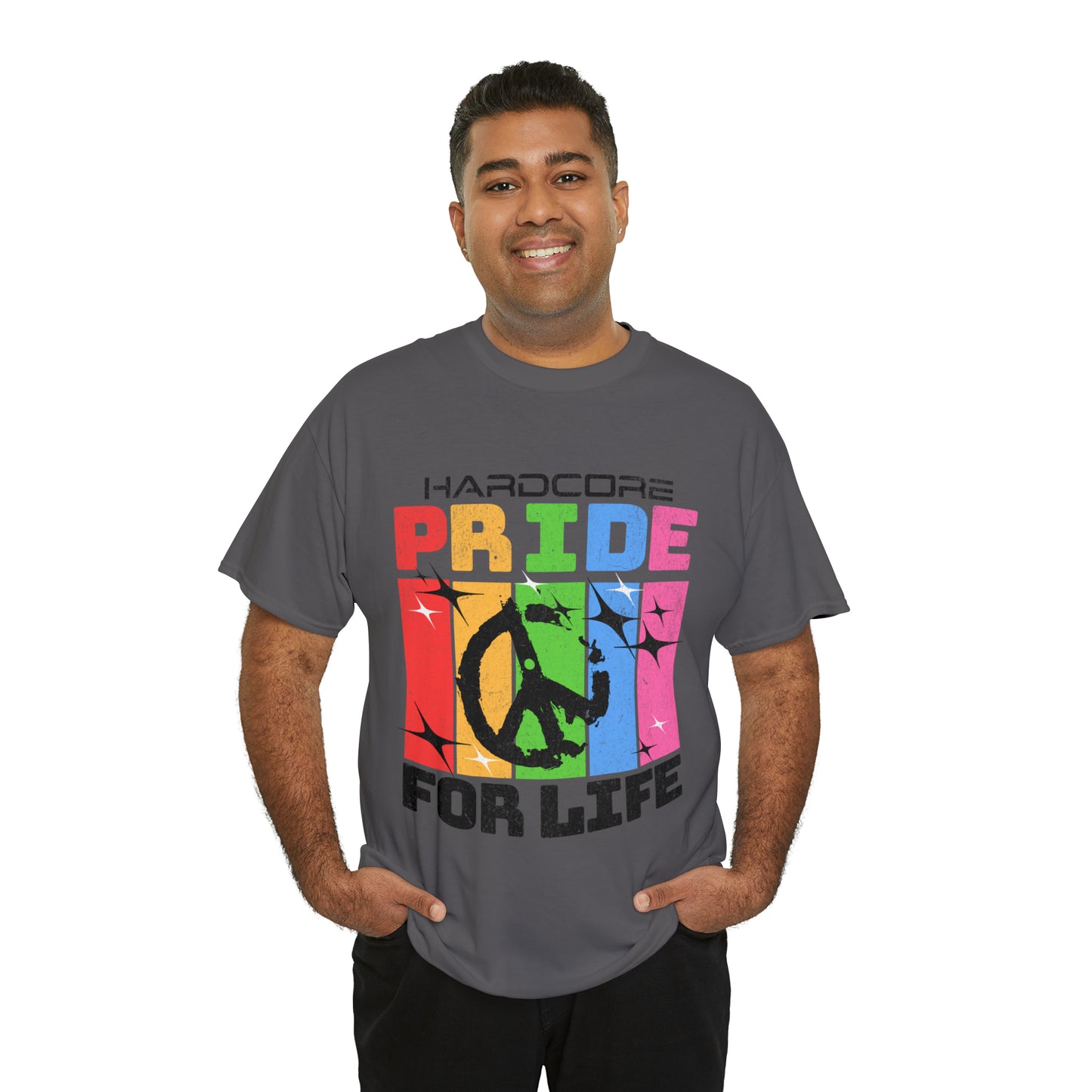 HARDCORE  - Unisex Cotton Tee - LGTBQ Gay Pride