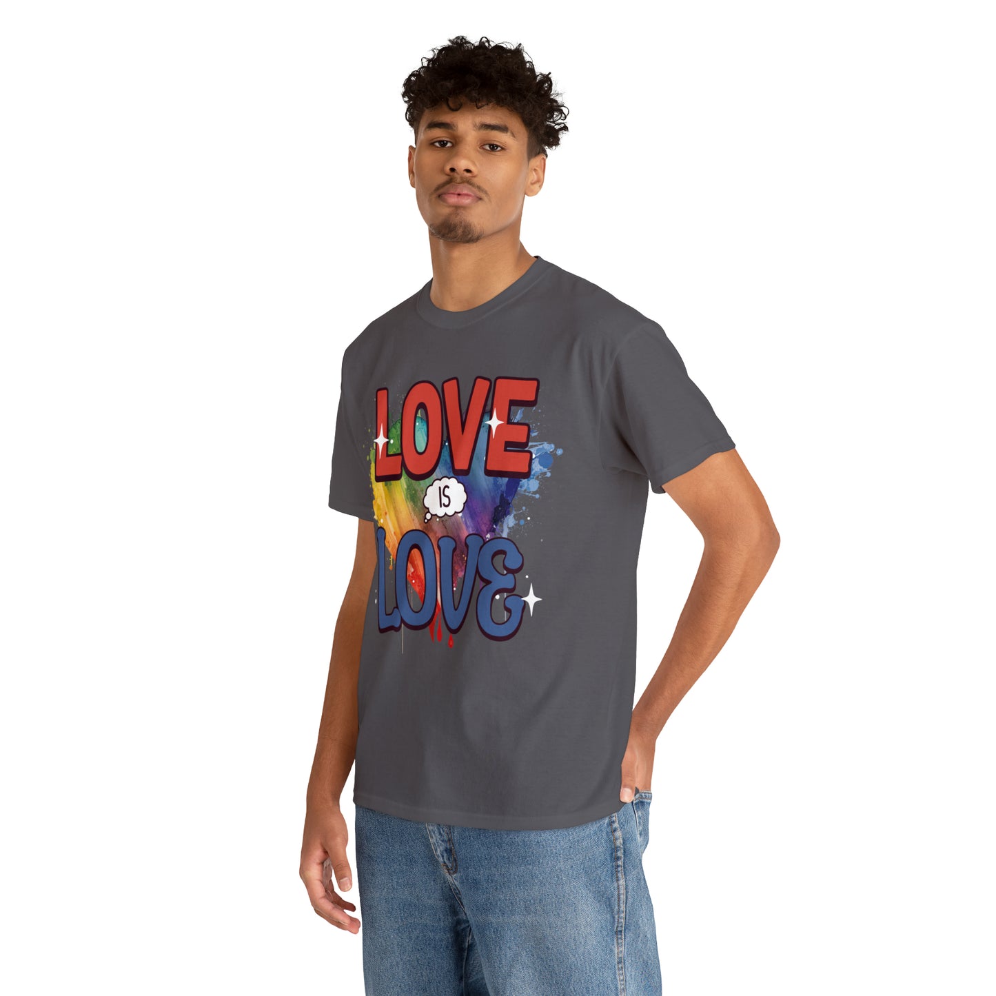 LOVE is LOVE - Unisex Cotton Tee - LGTBQ Gay Pride
