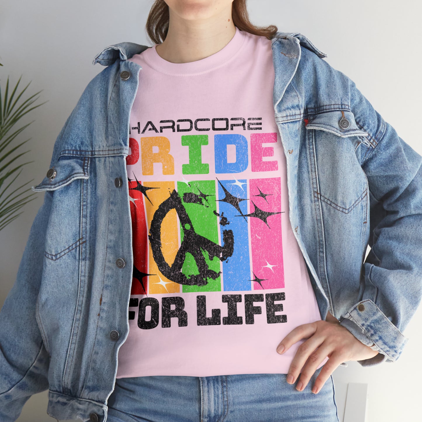 HARDCORE  - Unisex Cotton Tee - LGTBQ Gay Pride