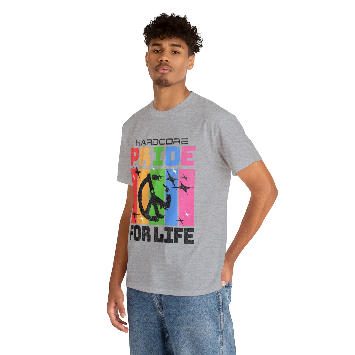 HARDCORE  - Unisex Cotton Tee - LGTBQ Gay Pride