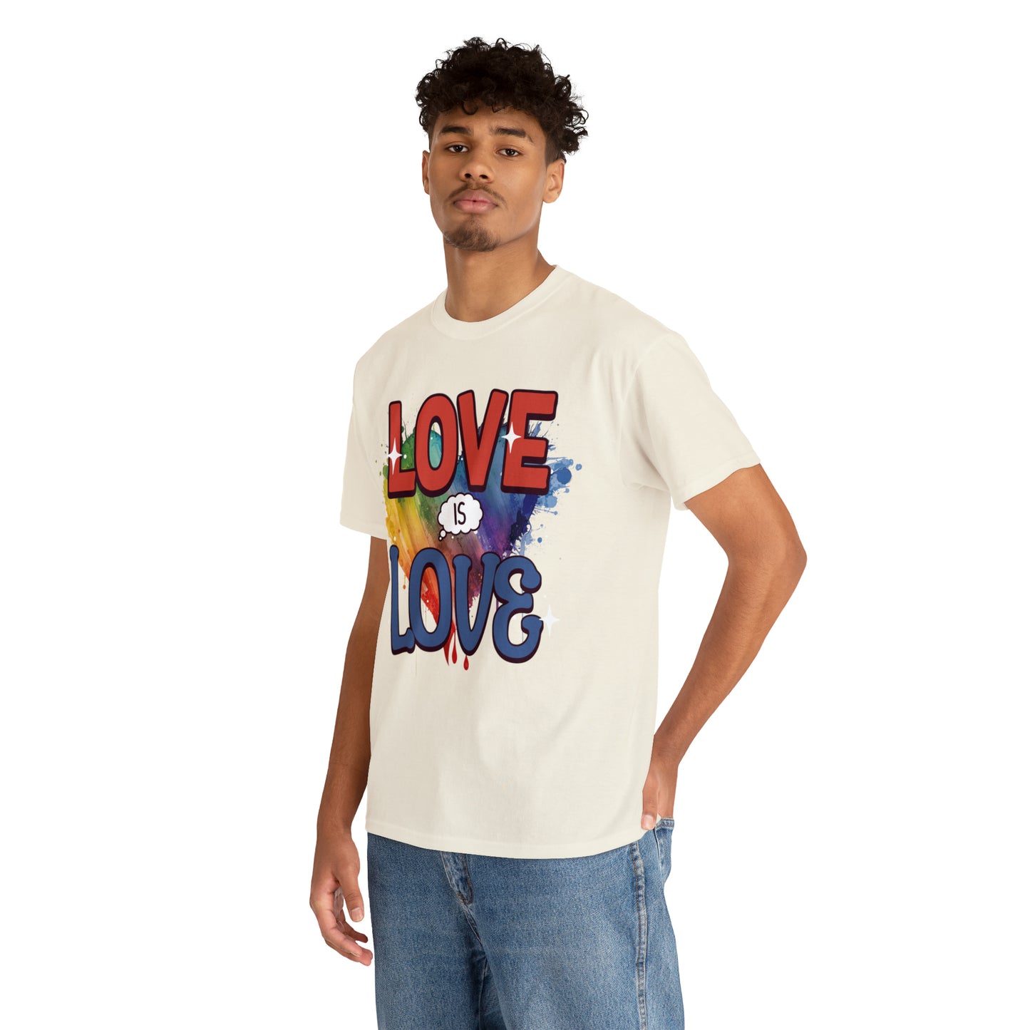LOVE is LOVE - Unisex Cotton Tee - LGTBQ Gay Pride