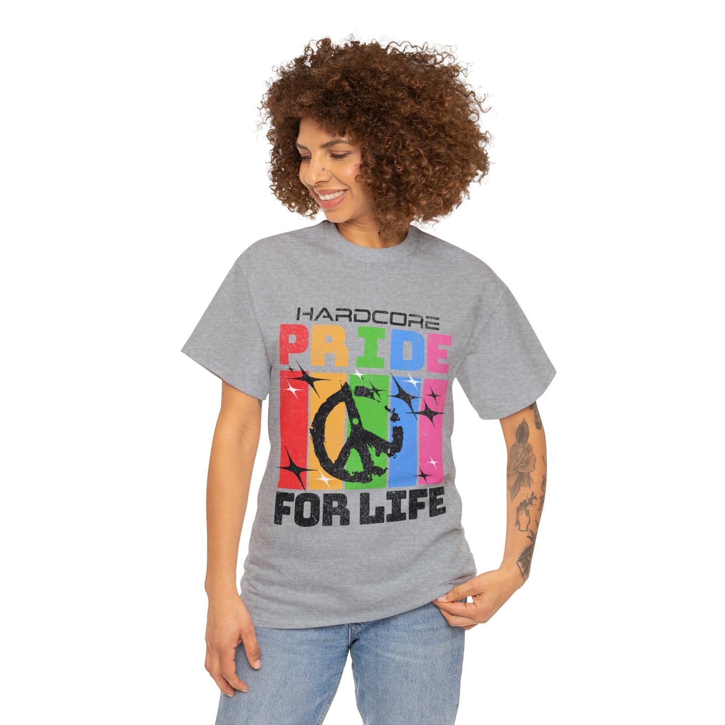 HARDCORE  - Unisex Cotton Tee - LGTBQ Gay Pride