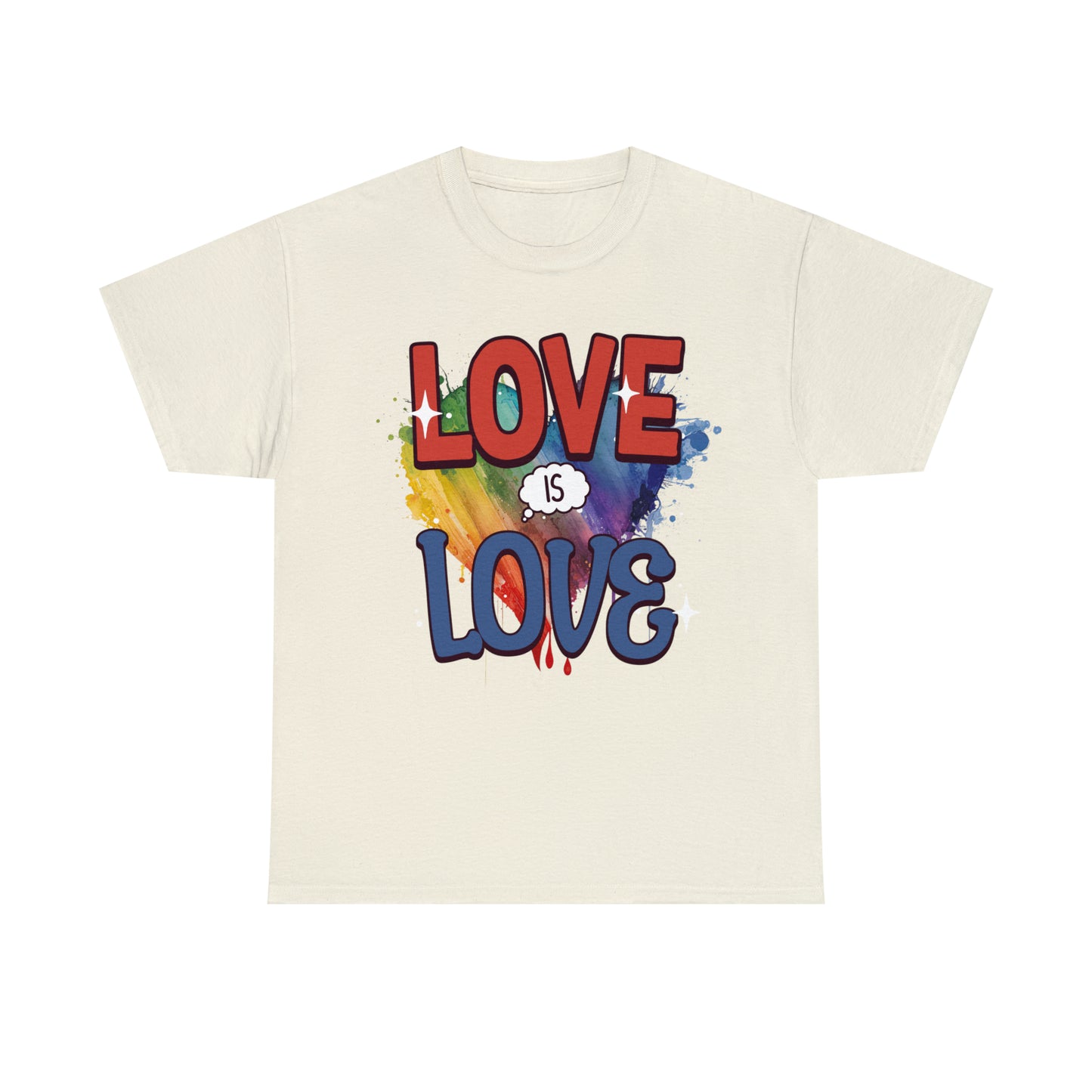 LOVE is LOVE - Unisex Cotton Tee - LGTBQ Gay Pride
