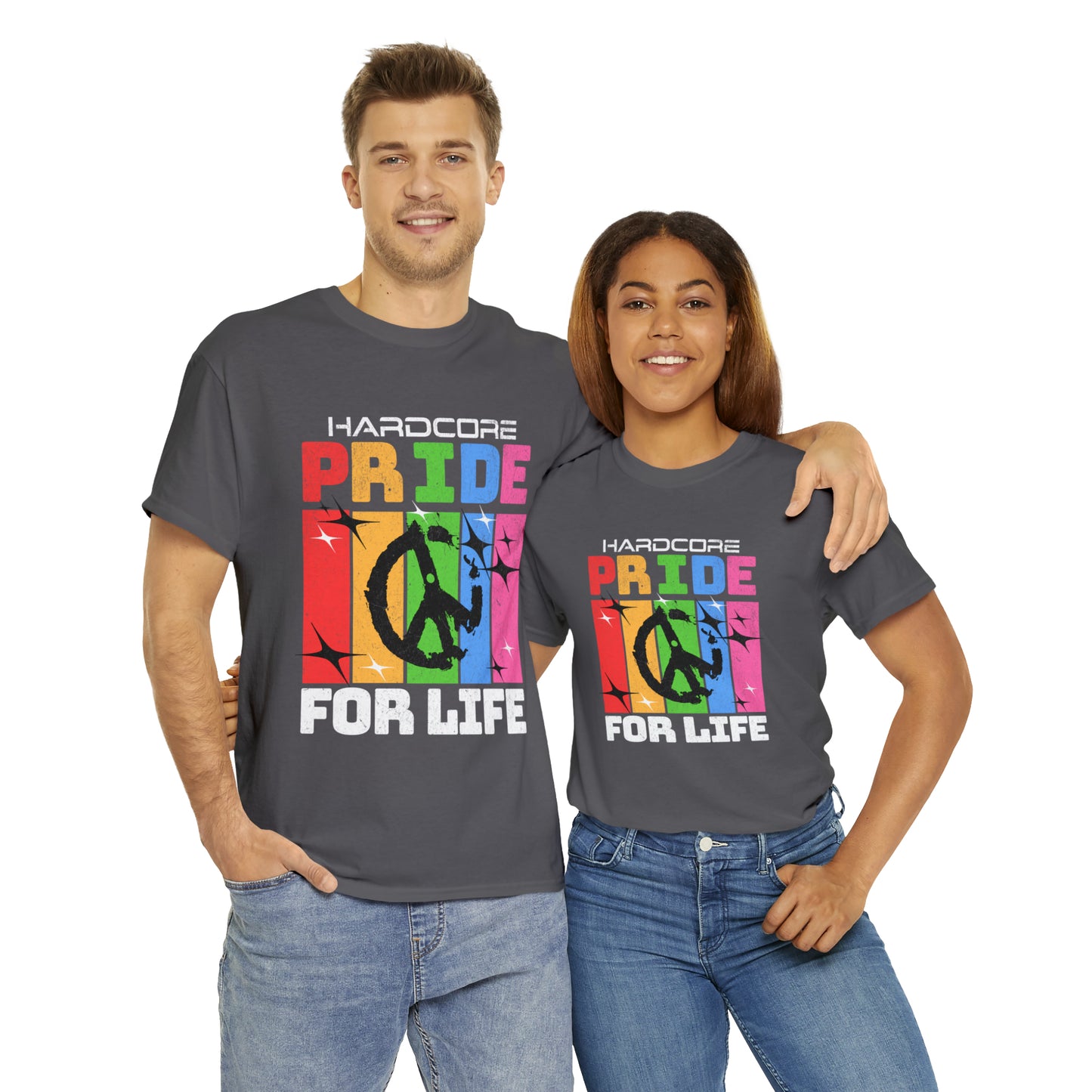 HARDCORE  - Unisex Cotton Tee - LGTBQ Gay Pride