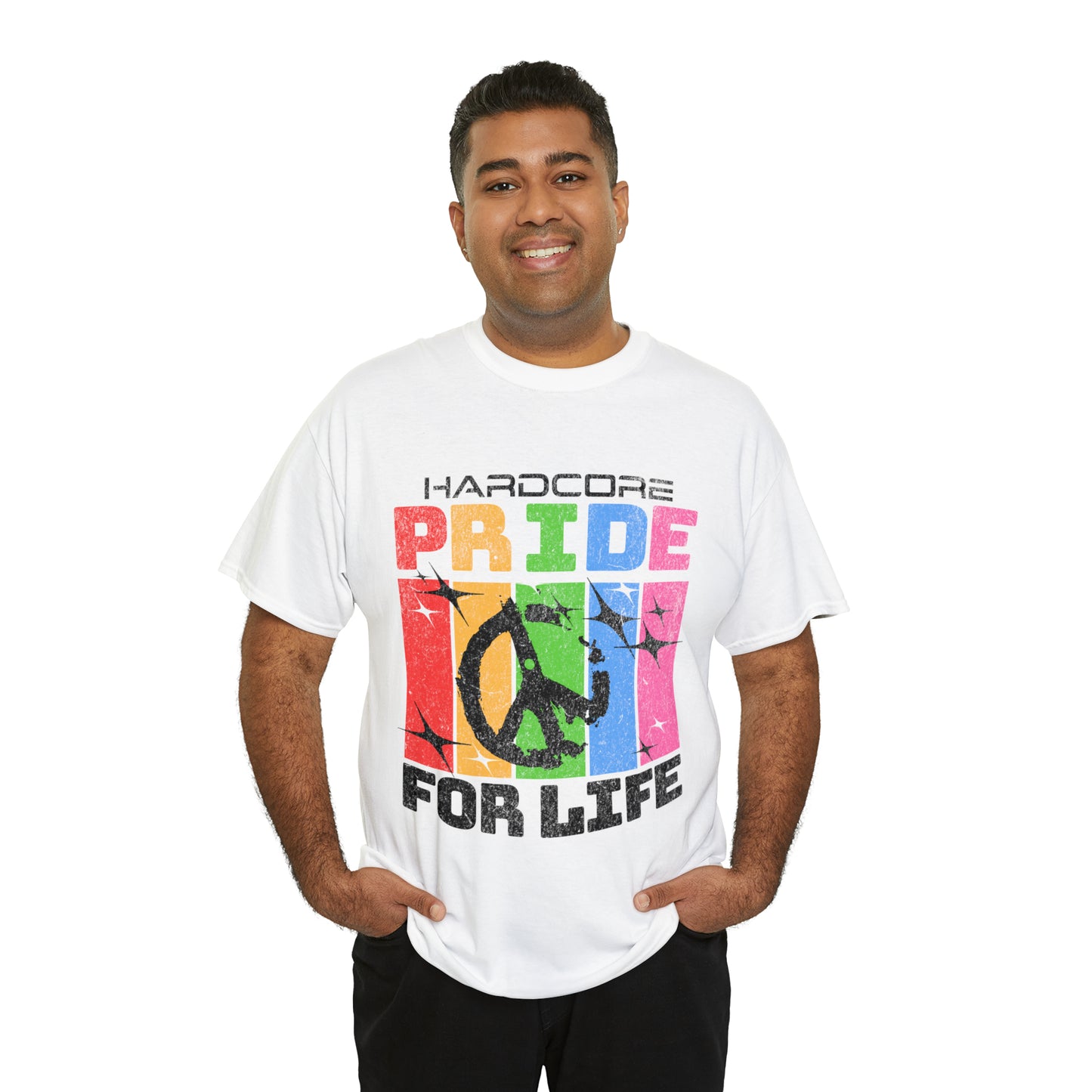 HARDCORE  - Unisex Cotton Tee - LGTBQ Gay Pride