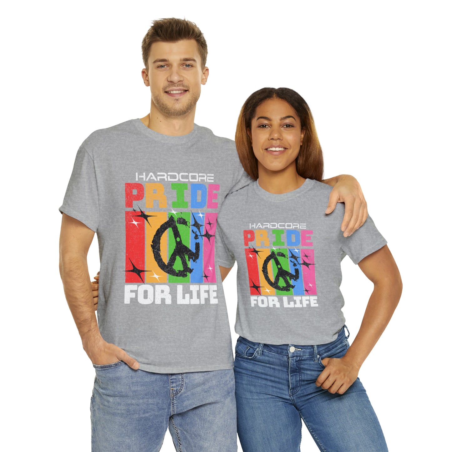 HARDCORE  - Unisex Cotton Tee - LGTBQ Gay Pride