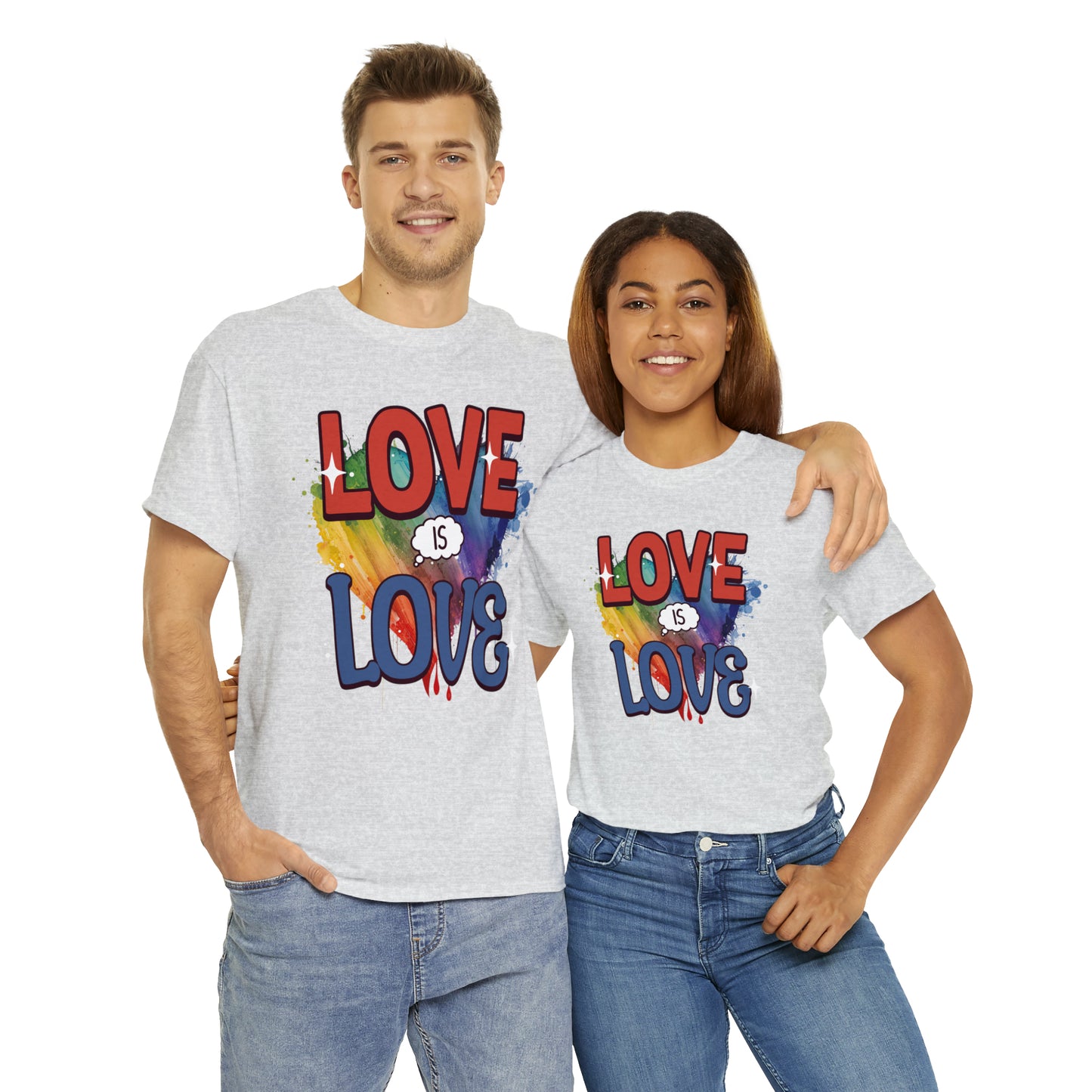LOVE is LOVE - Unisex Cotton Tee - LGTBQ Gay Pride