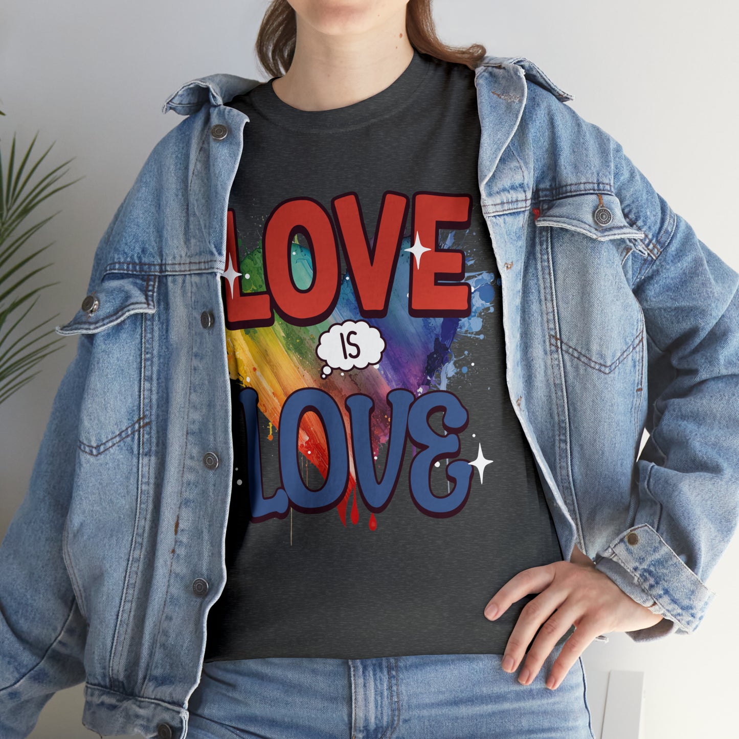 LOVE is LOVE - Unisex Cotton Tee - LGTBQ Gay Pride