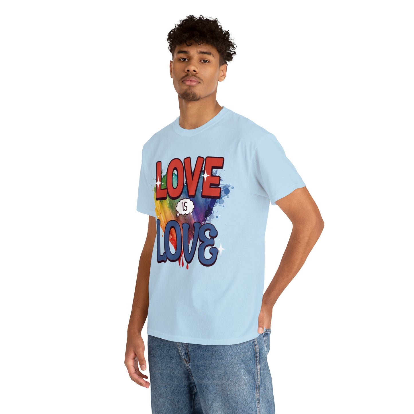 LOVE is LOVE - Unisex Cotton Tee - LGTBQ Gay Pride