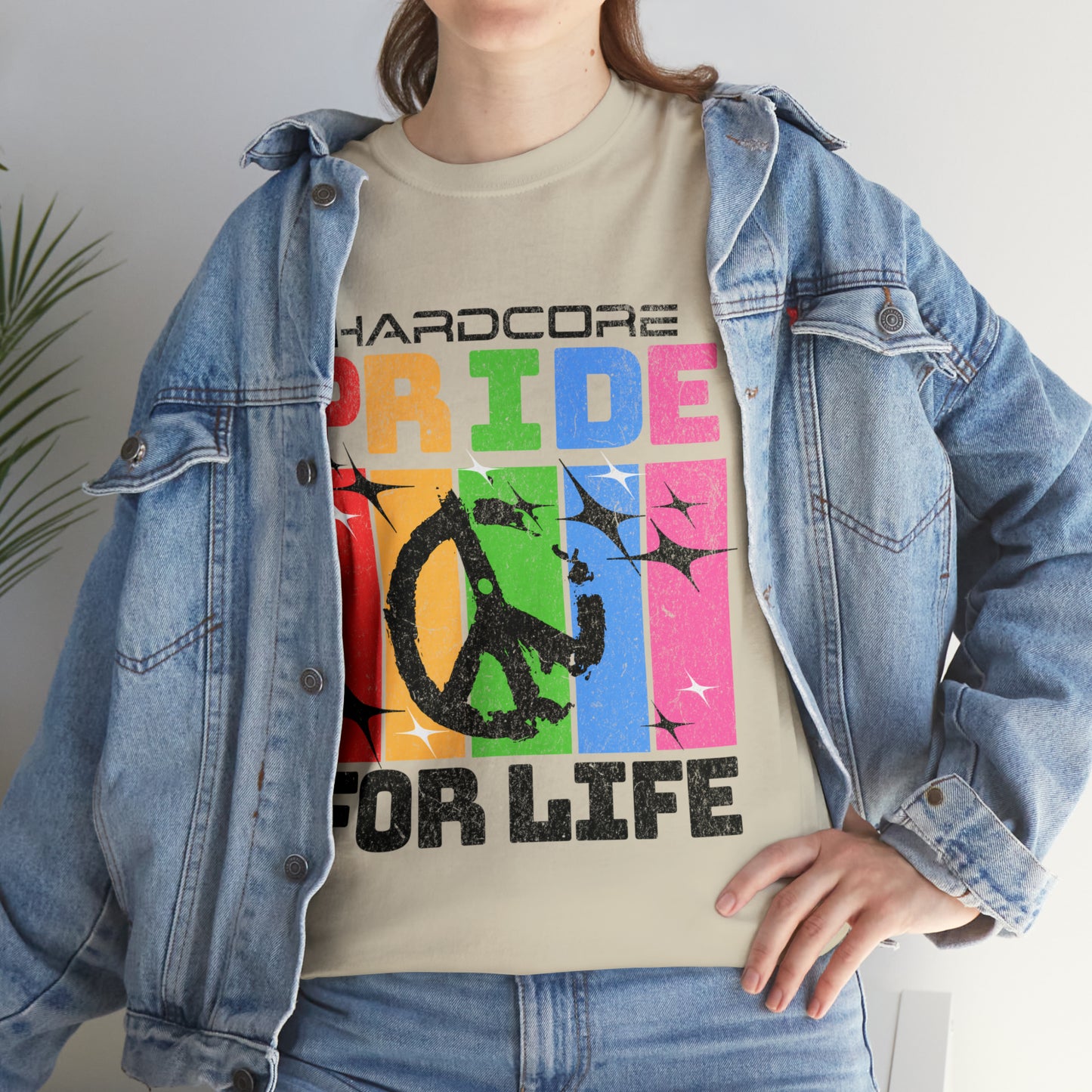 HARDCORE  - Unisex Cotton Tee - LGTBQ Gay Pride