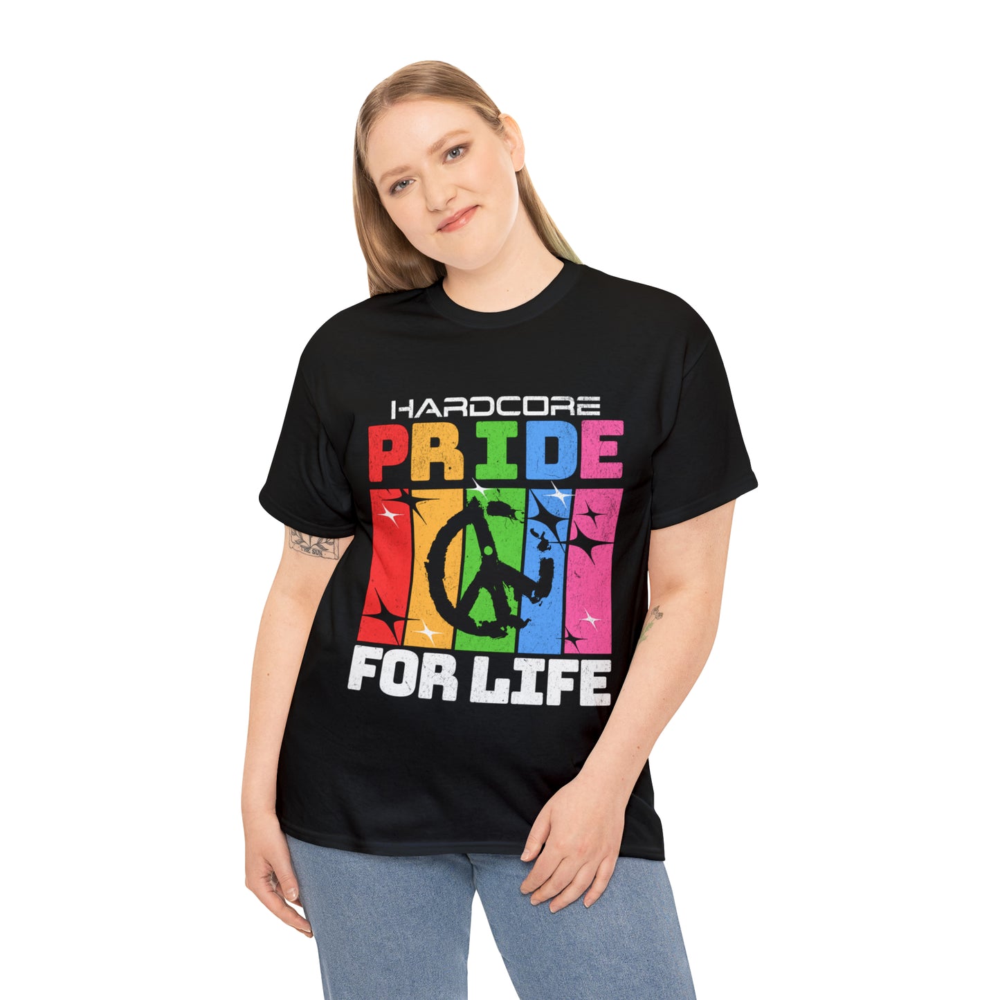 HARDCORE  - Unisex Cotton Tee - LGTBQ Gay Pride
