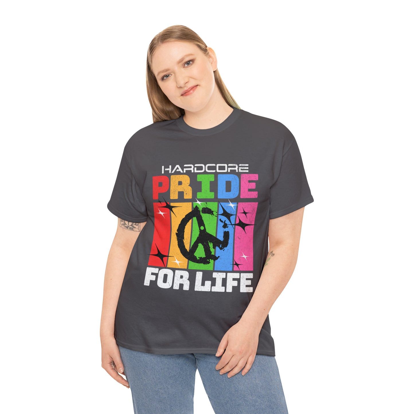 HARDCORE  - Unisex Cotton Tee - LGTBQ Gay Pride