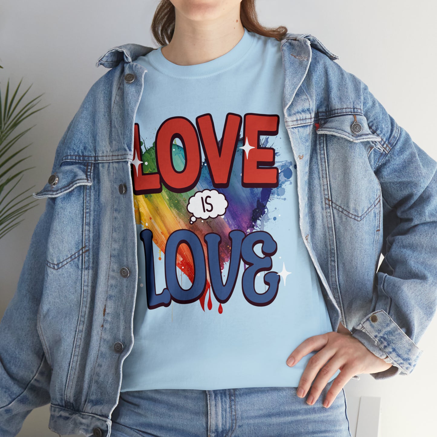 LOVE is LOVE - Unisex Cotton Tee - LGTBQ Gay Pride