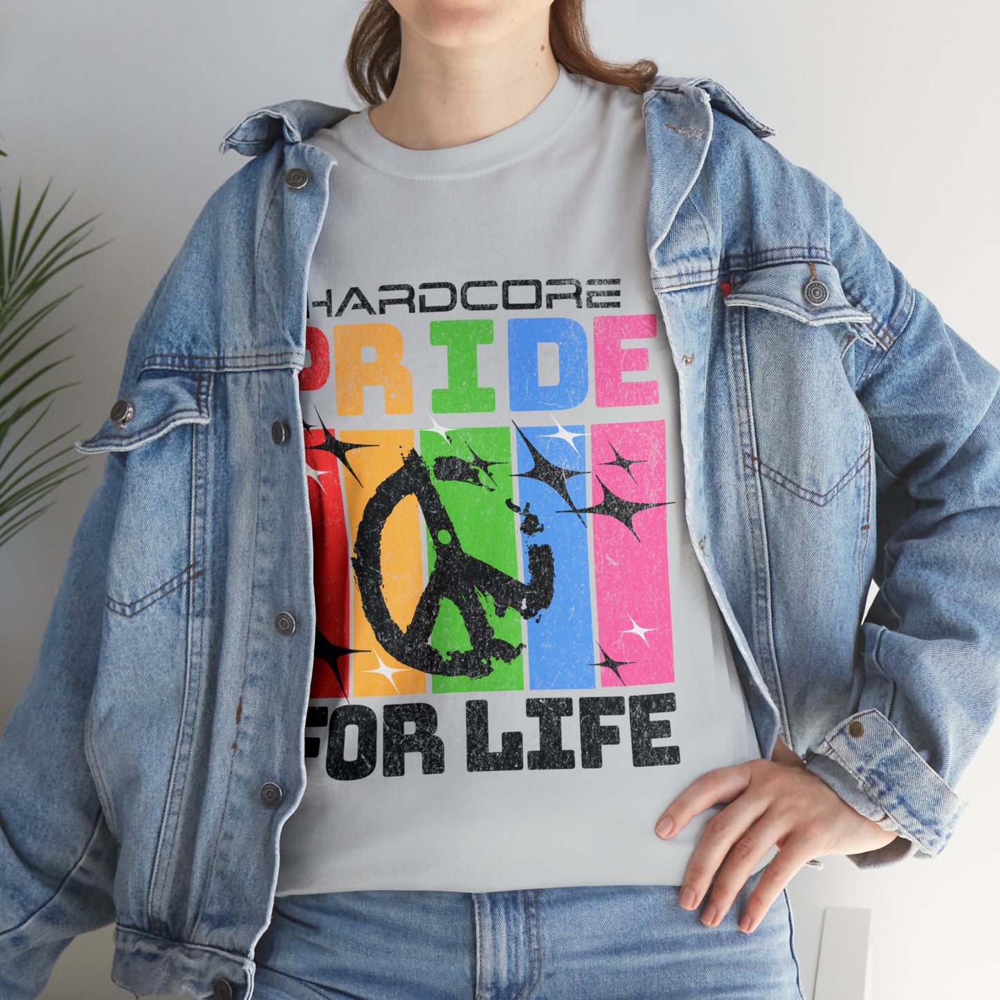 HARDCORE  - Unisex Cotton Tee - LGTBQ Gay Pride