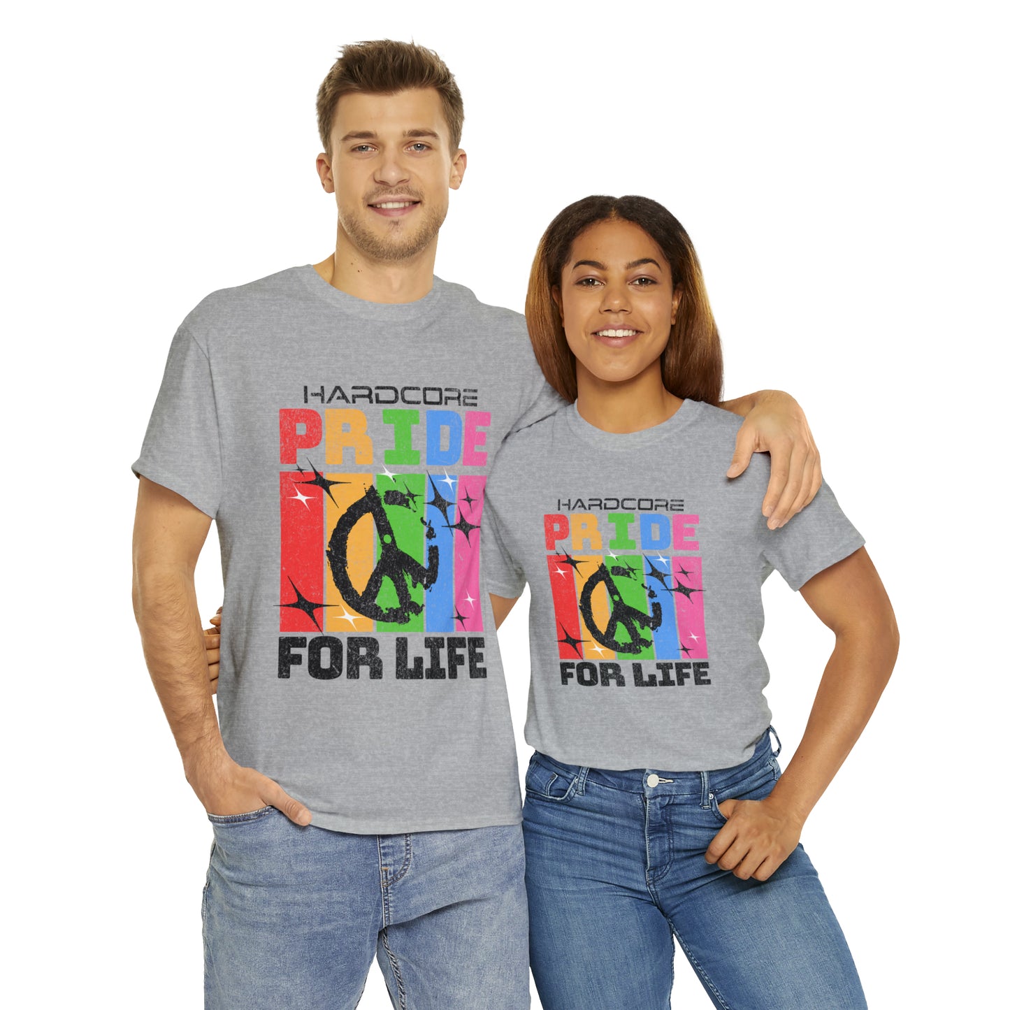 HARDCORE  - Unisex Cotton Tee - LGTBQ Gay Pride