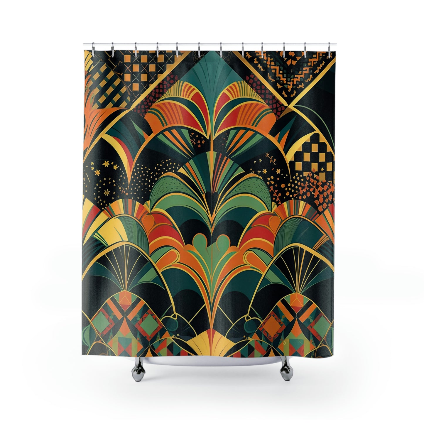 ART DECO Shower Curtain - Home Decor, Bathroom Decor