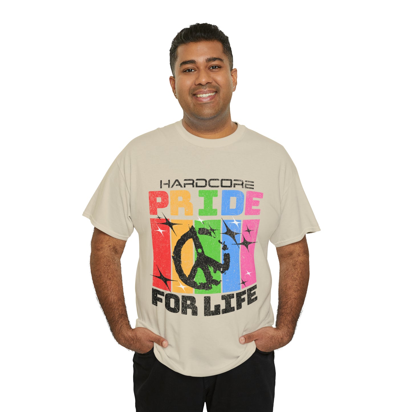 HARDCORE  - Unisex Cotton Tee - LGTBQ Gay Pride