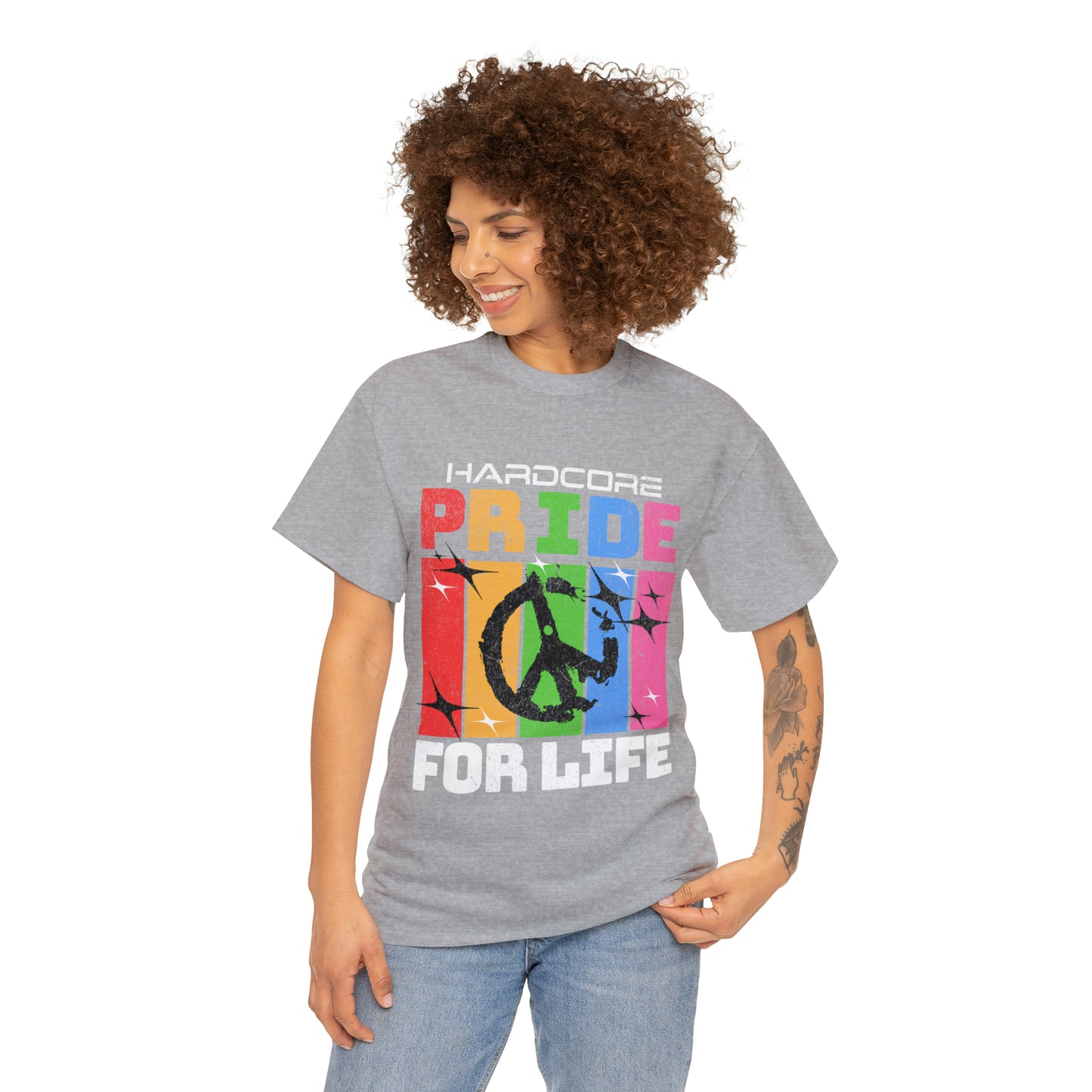 HARDCORE  - Unisex Cotton Tee - LGTBQ Gay Pride