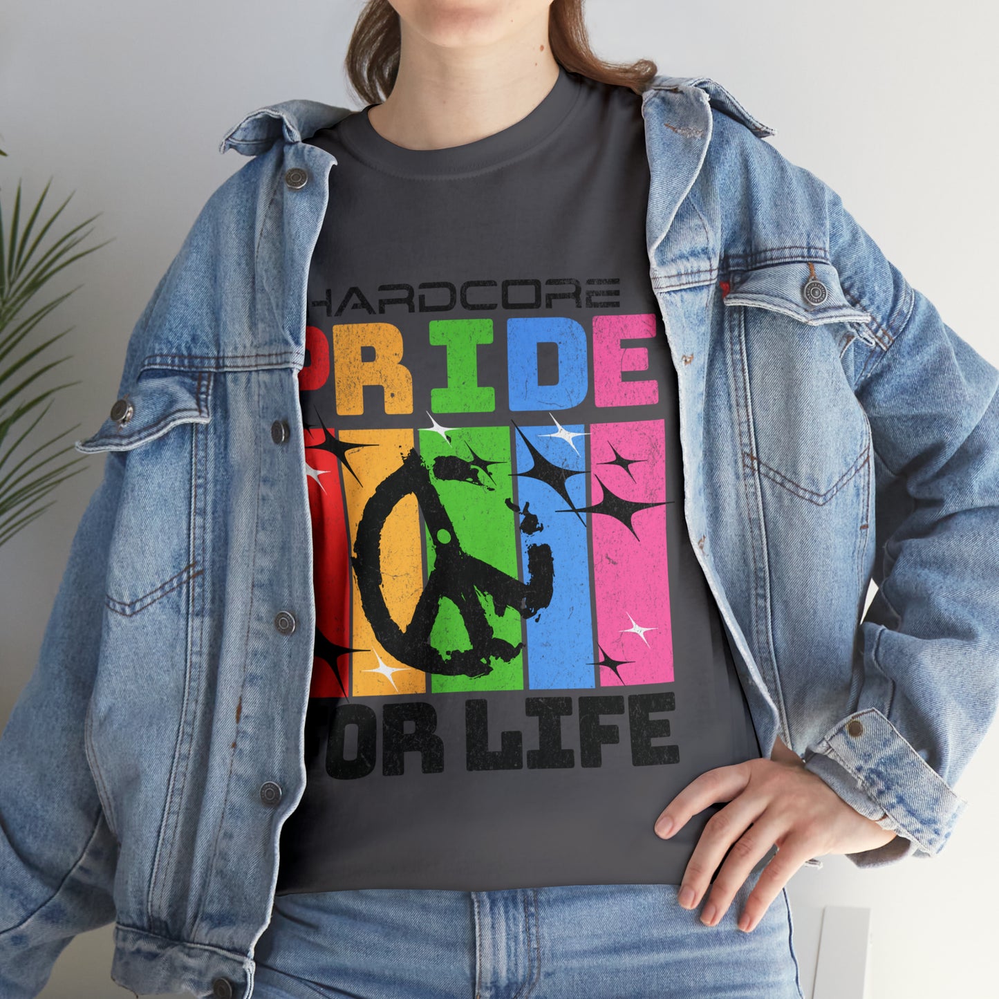 HARDCORE  - Unisex Cotton Tee - LGTBQ Gay Pride