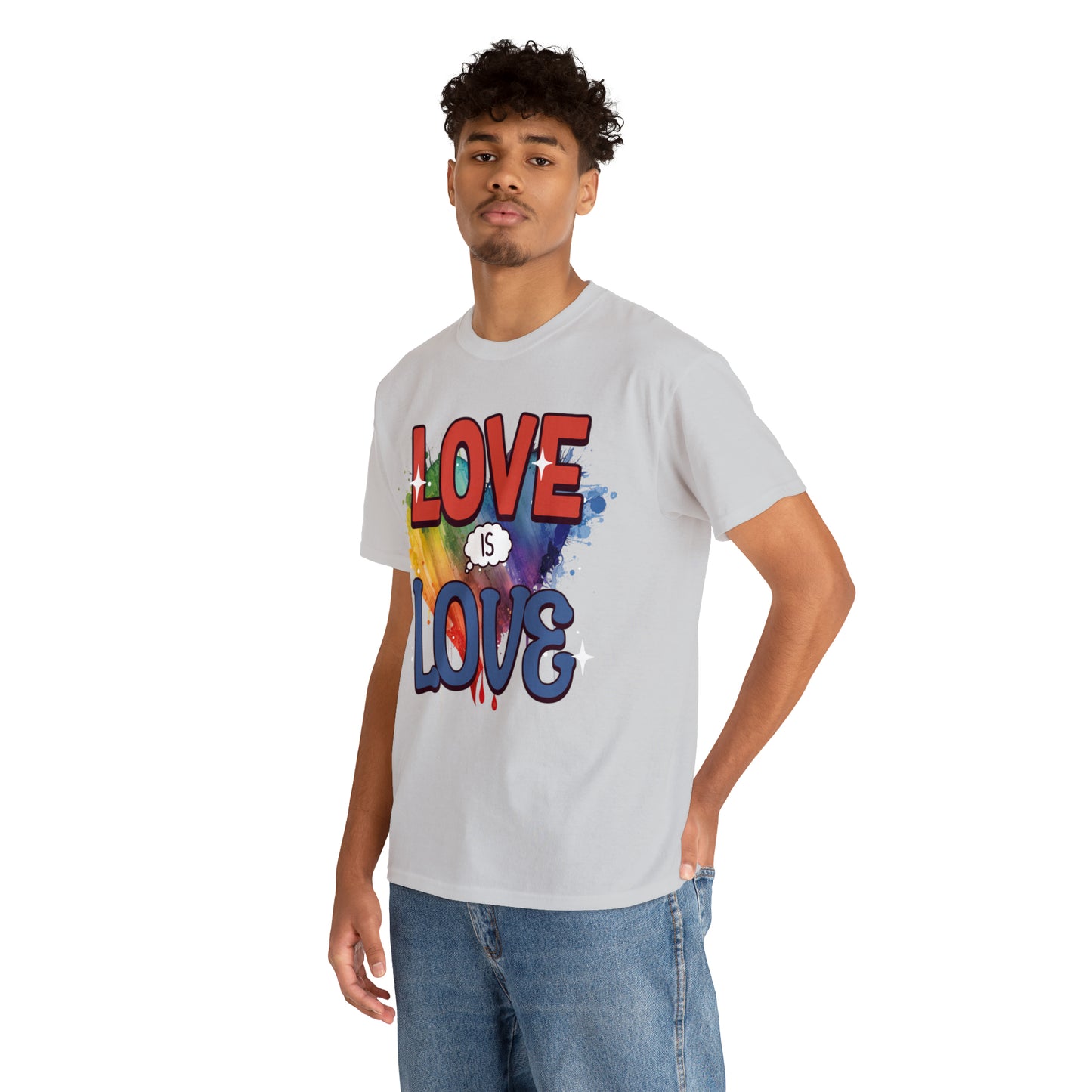 LOVE is LOVE - Unisex Cotton Tee - LGTBQ Gay Pride