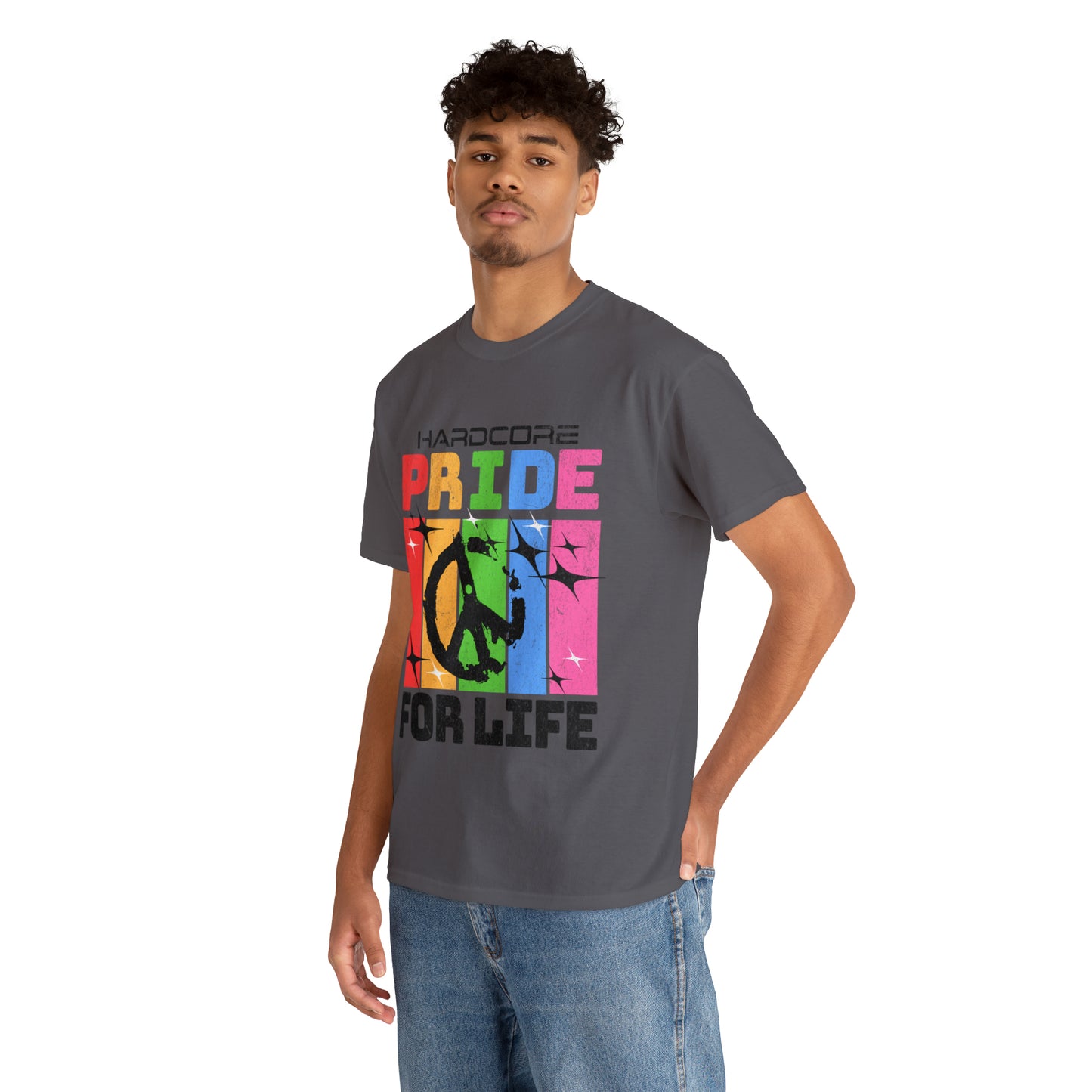 HARDCORE  - Unisex Cotton Tee - LGTBQ Gay Pride