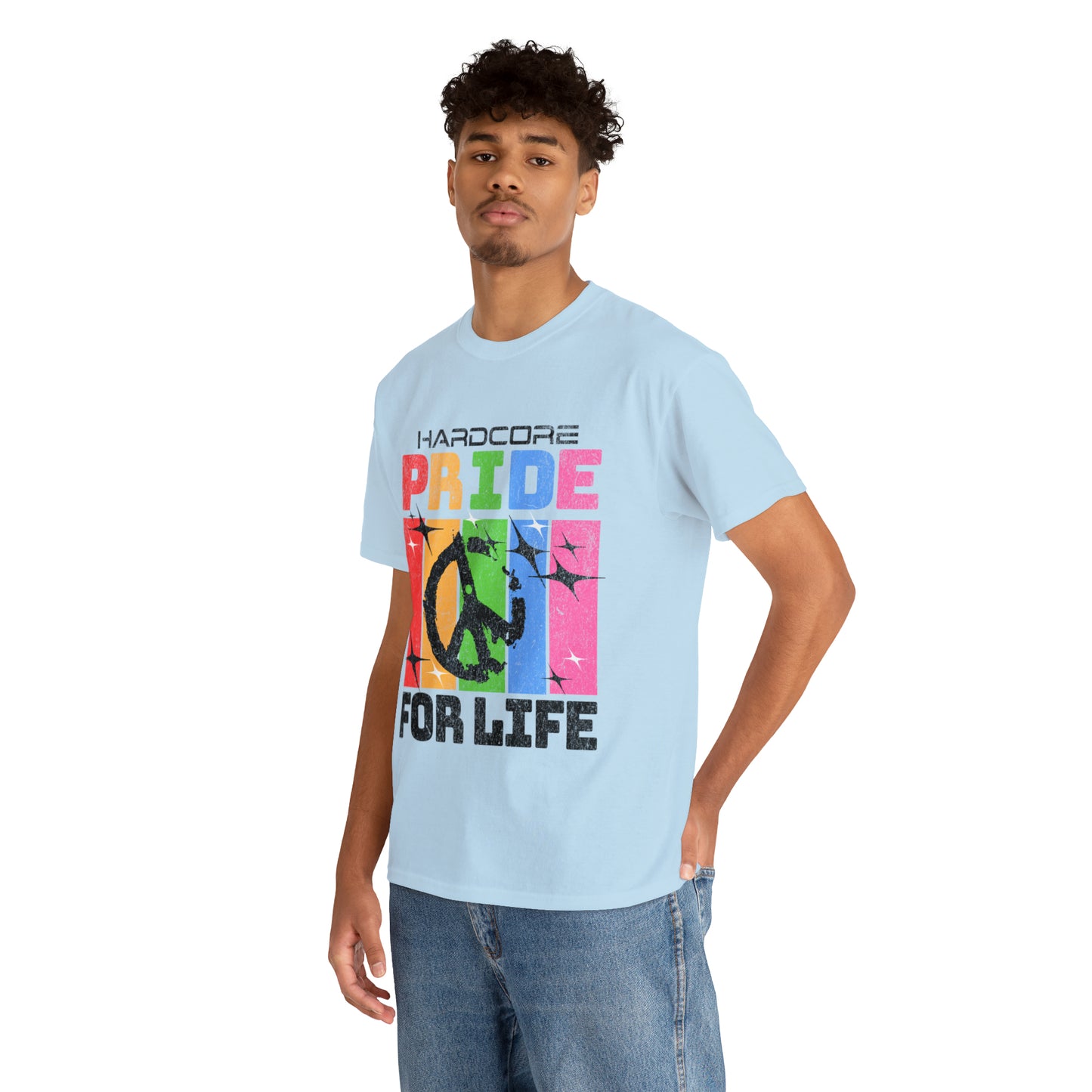 HARDCORE  - Unisex Cotton Tee - LGTBQ Gay Pride