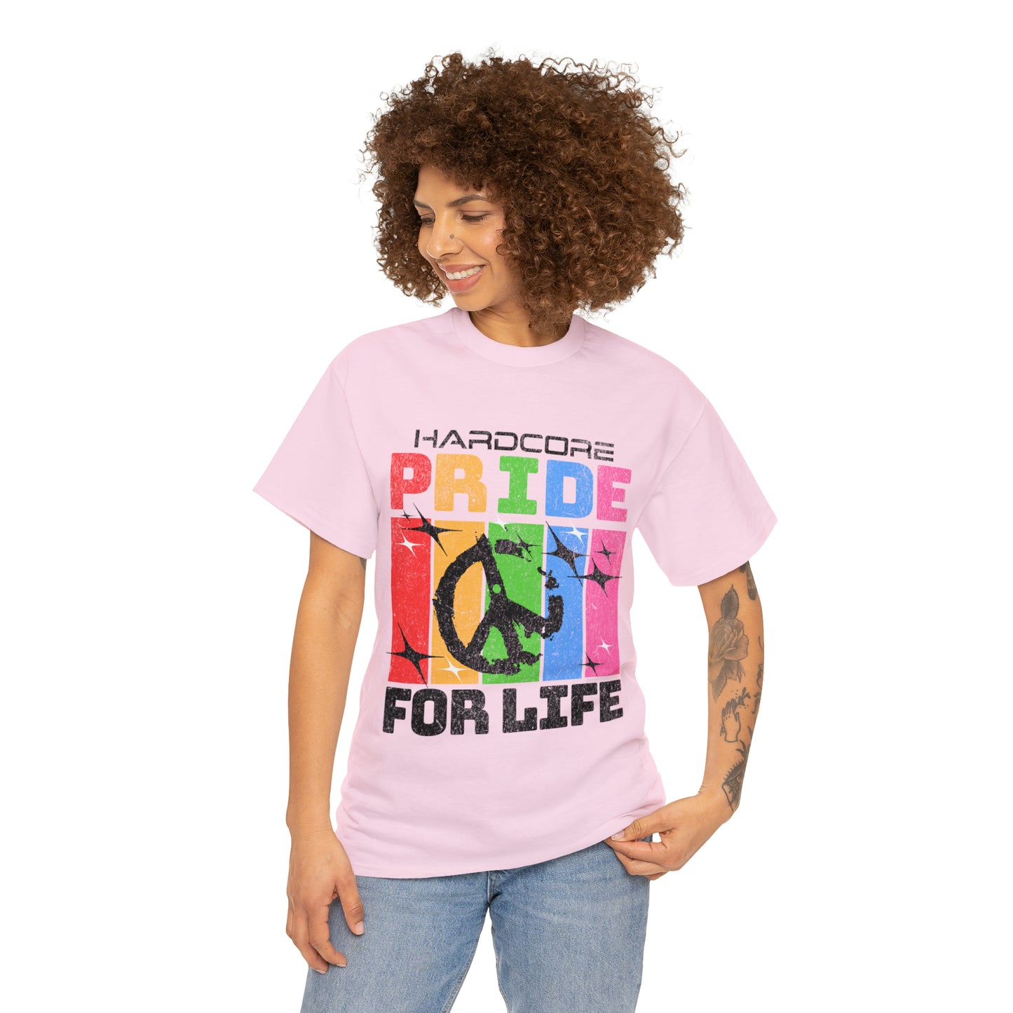 HARDCORE  - Unisex Cotton Tee - LGTBQ Gay Pride
