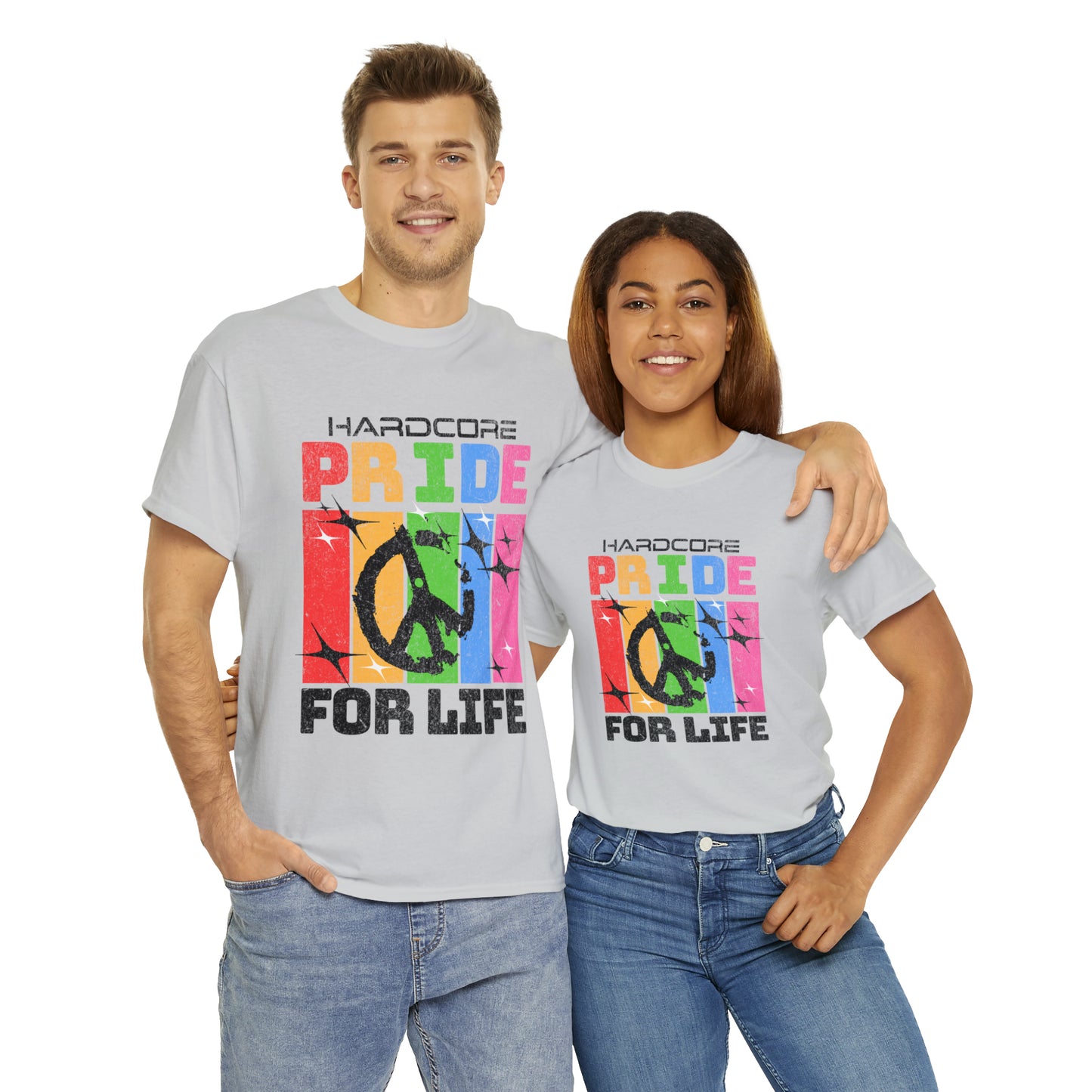 HARDCORE  - Unisex Cotton Tee - LGTBQ Gay Pride
