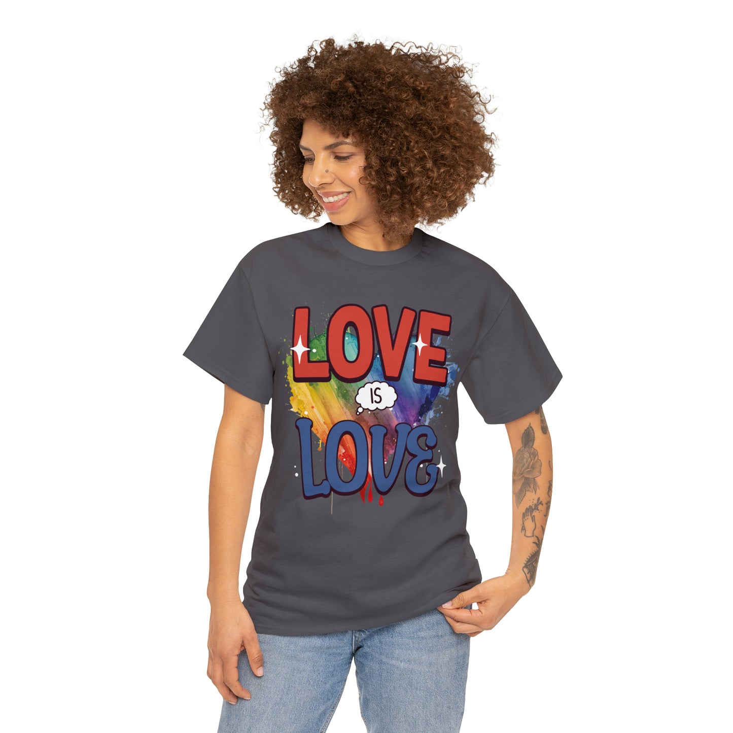 LOVE is LOVE - Unisex Cotton Tee - LGTBQ Gay Pride
