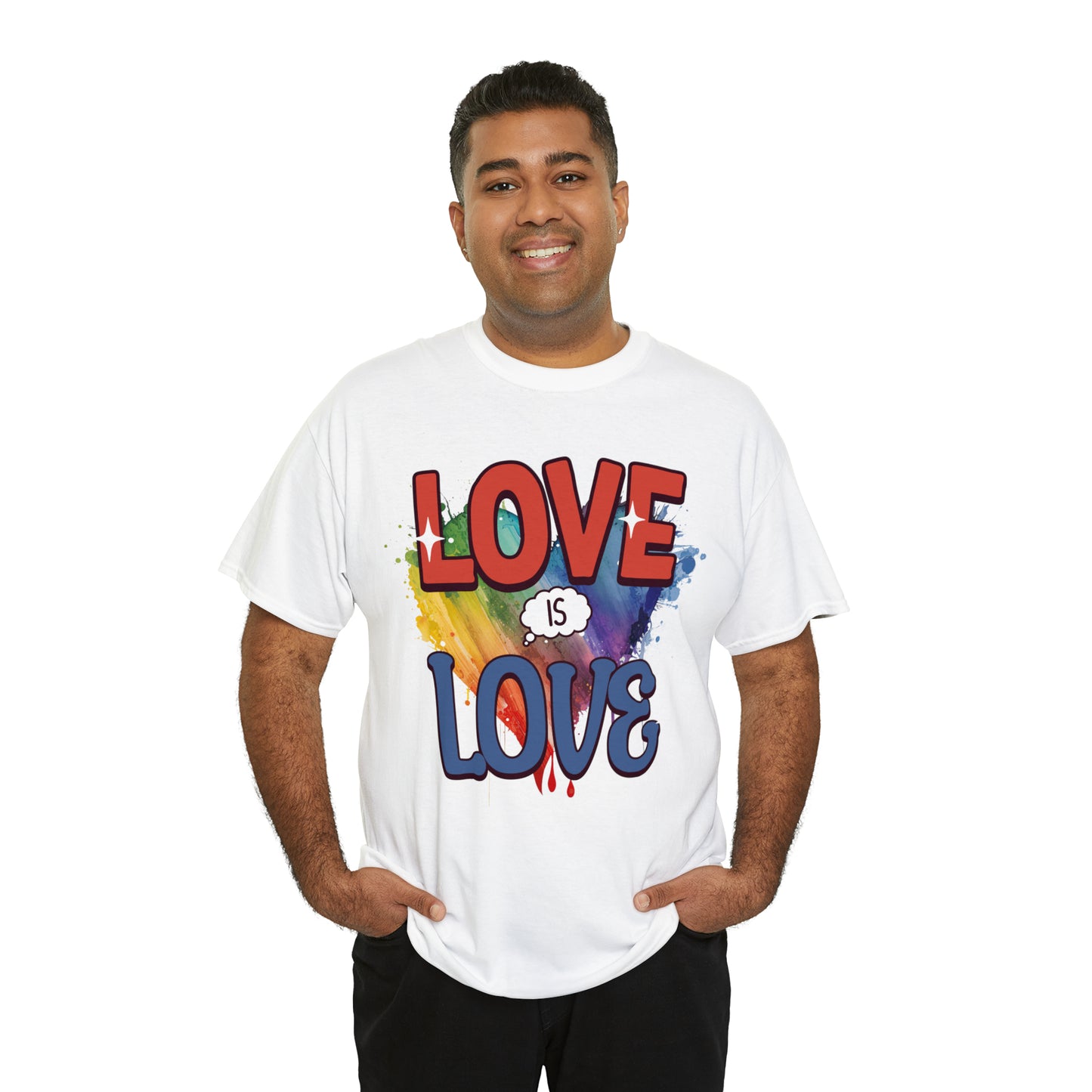 LOVE is LOVE - Unisex Cotton Tee - LGTBQ Gay Pride